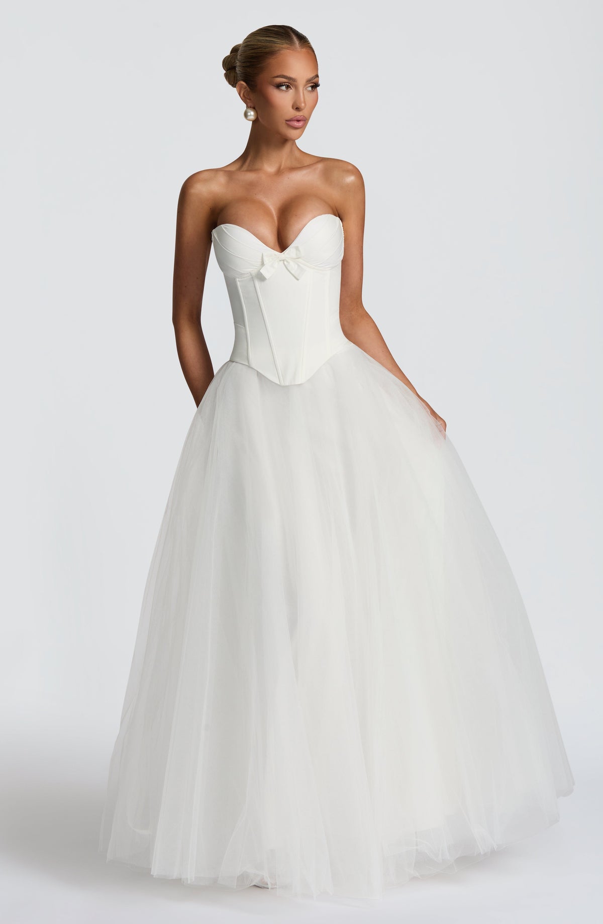 Ethelia Maxi Skirt in Ivory