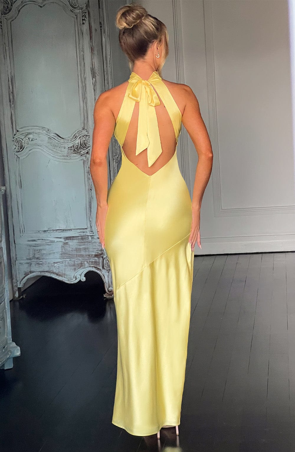 Ettara Maxi Dress in Lemon