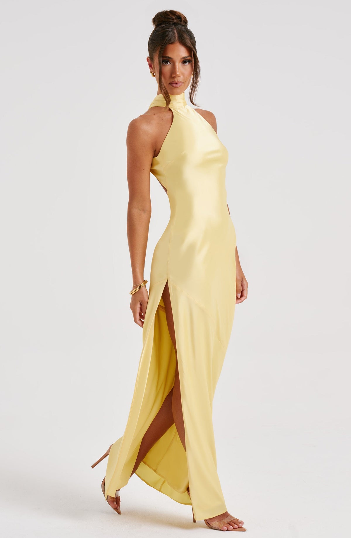 Ettara Maxi Dress in Lemon
