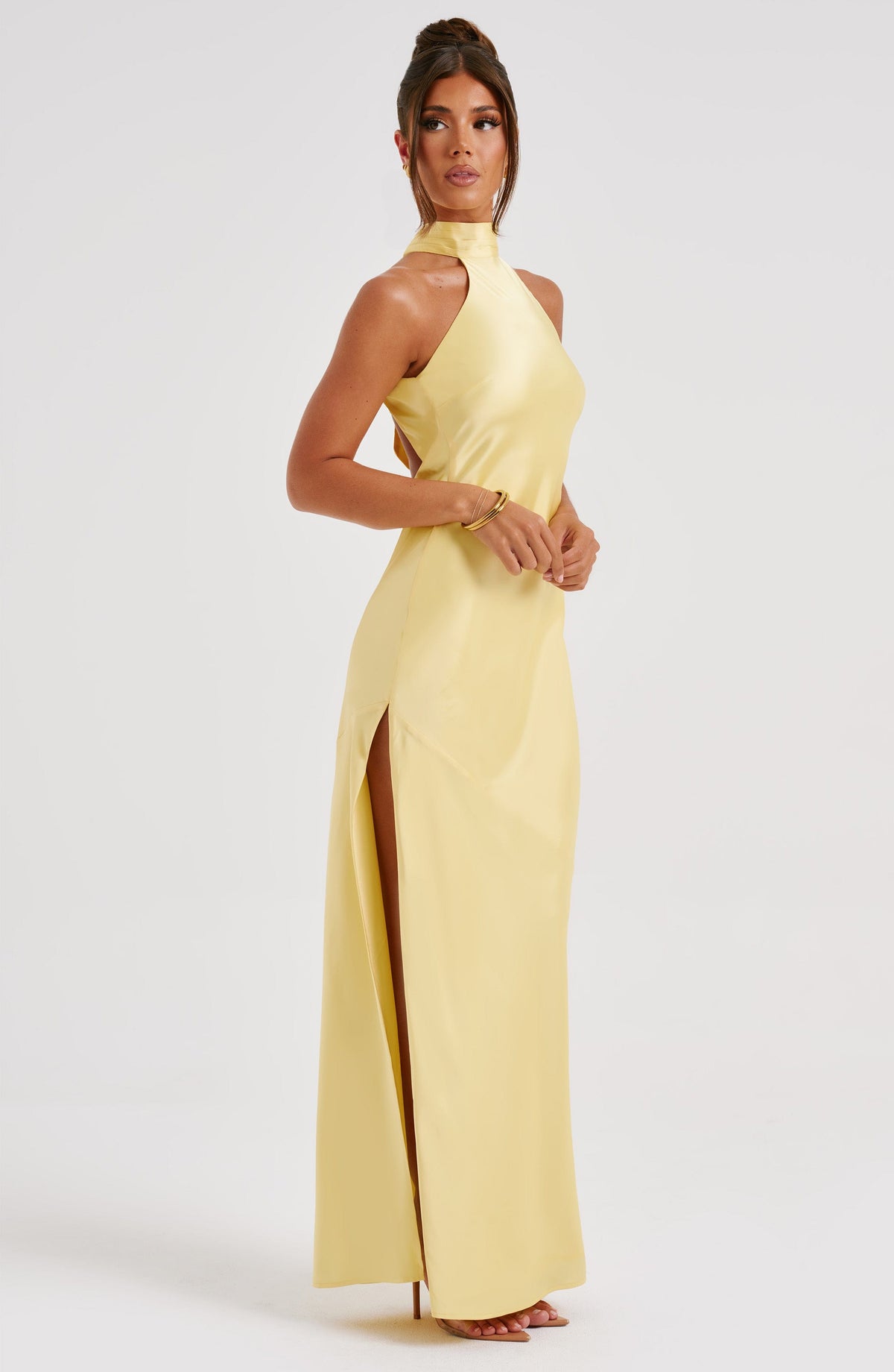 Ettara Maxi Dress in Lemon