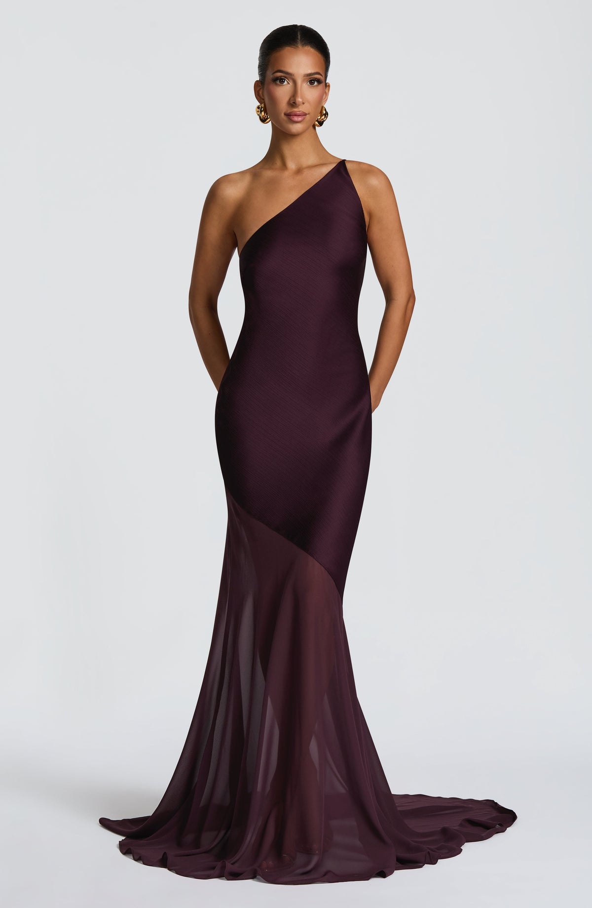 Fabelle Gown in Plum