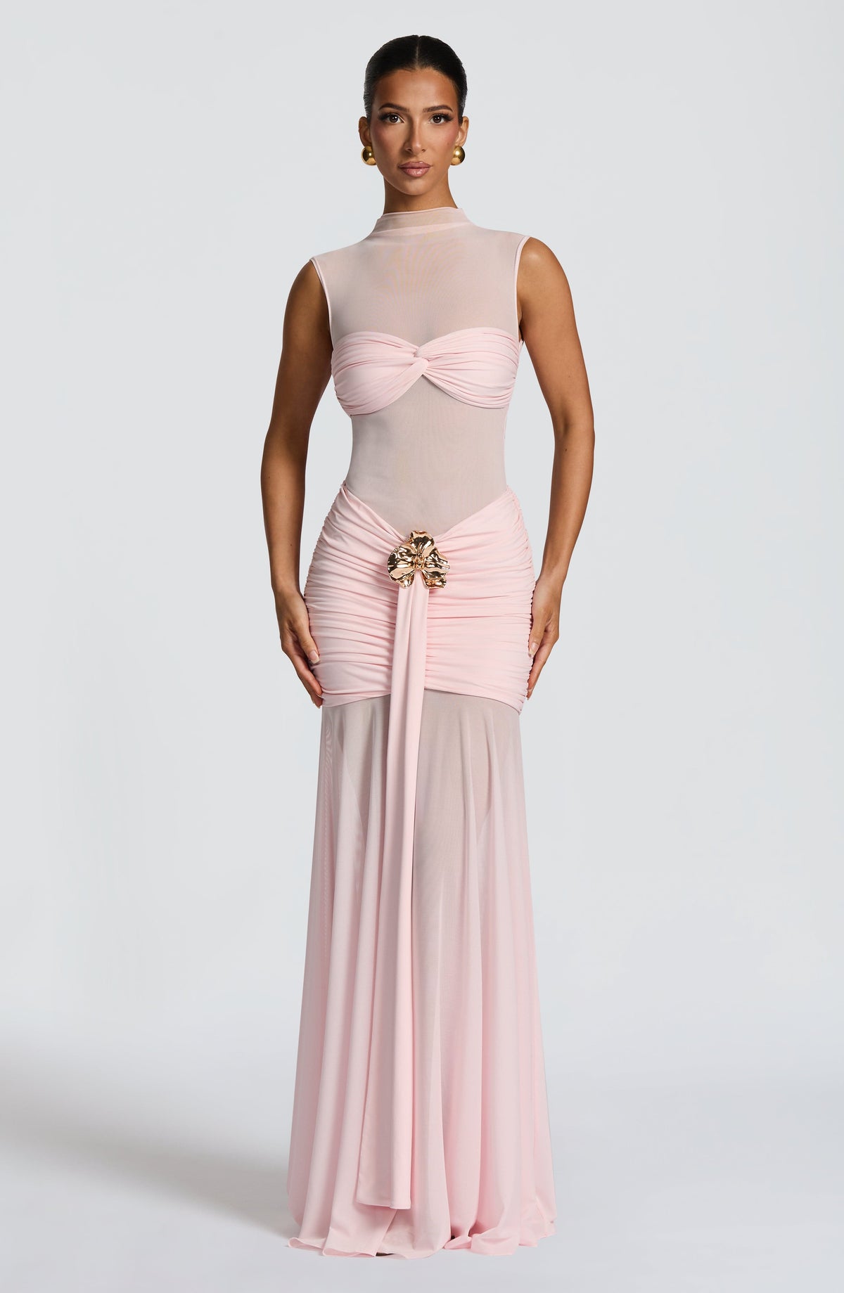 Faelyn Maxi Skirt in Blush