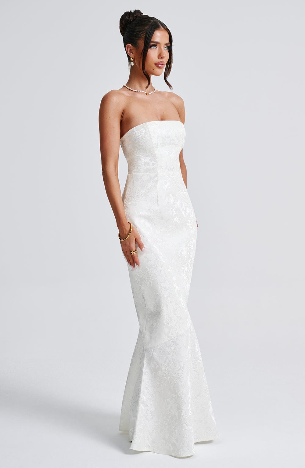 Felisia Maxi Dress in Ivory