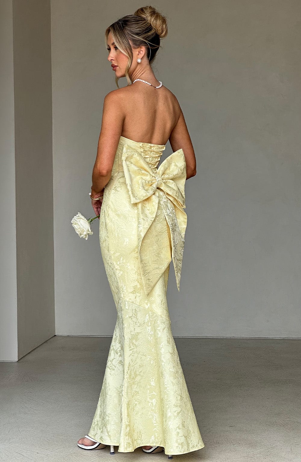 Felisia Maxi Dress in Lemon