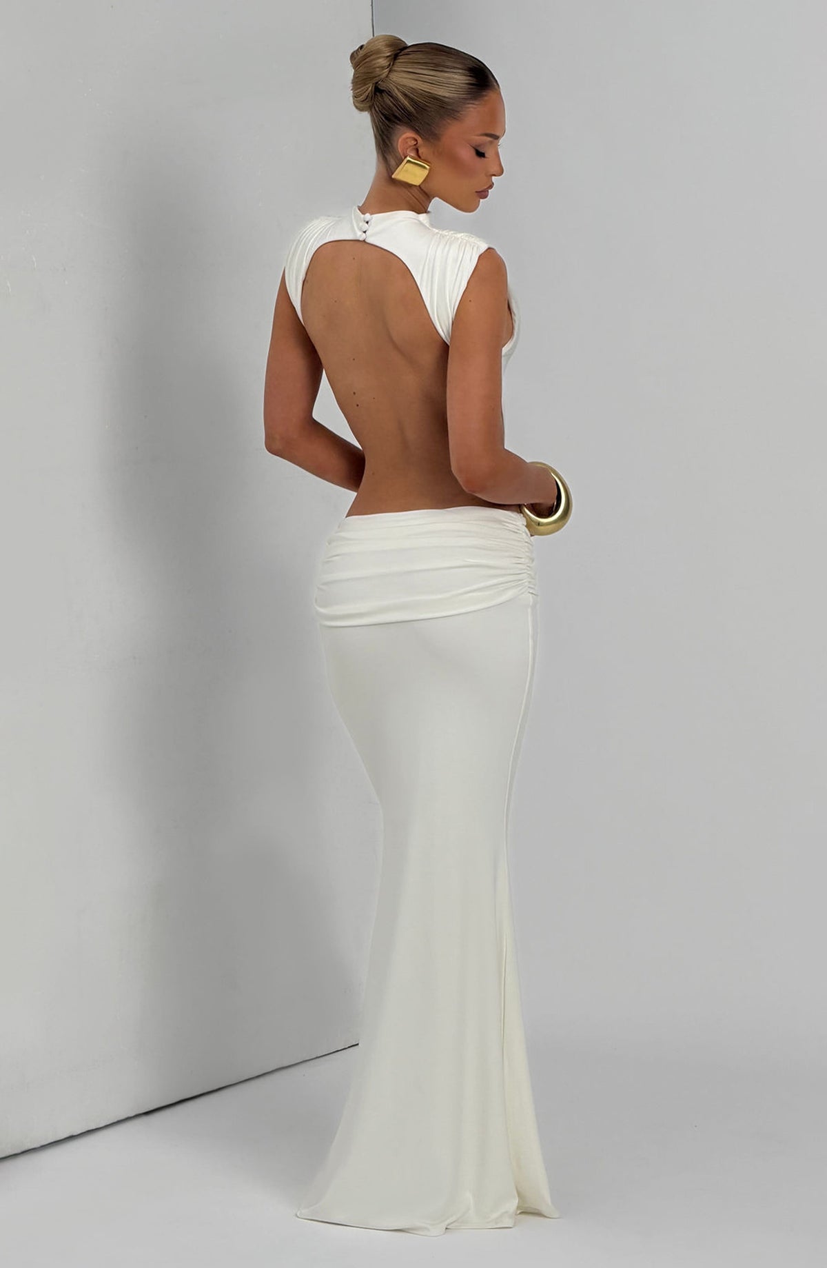 Fenwyn Maxi Dress in Ivory