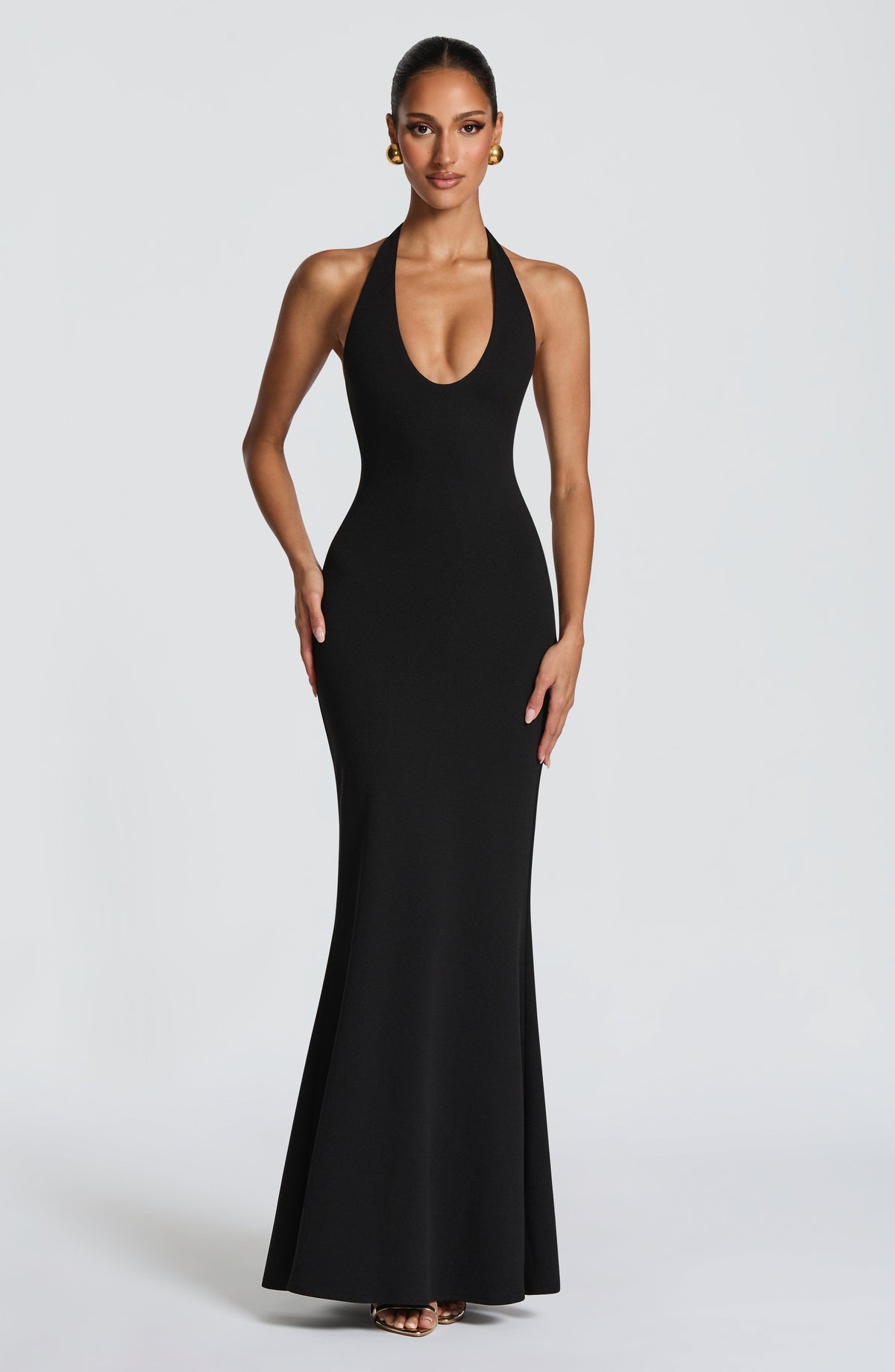 Fernya Maxi Dress in Black