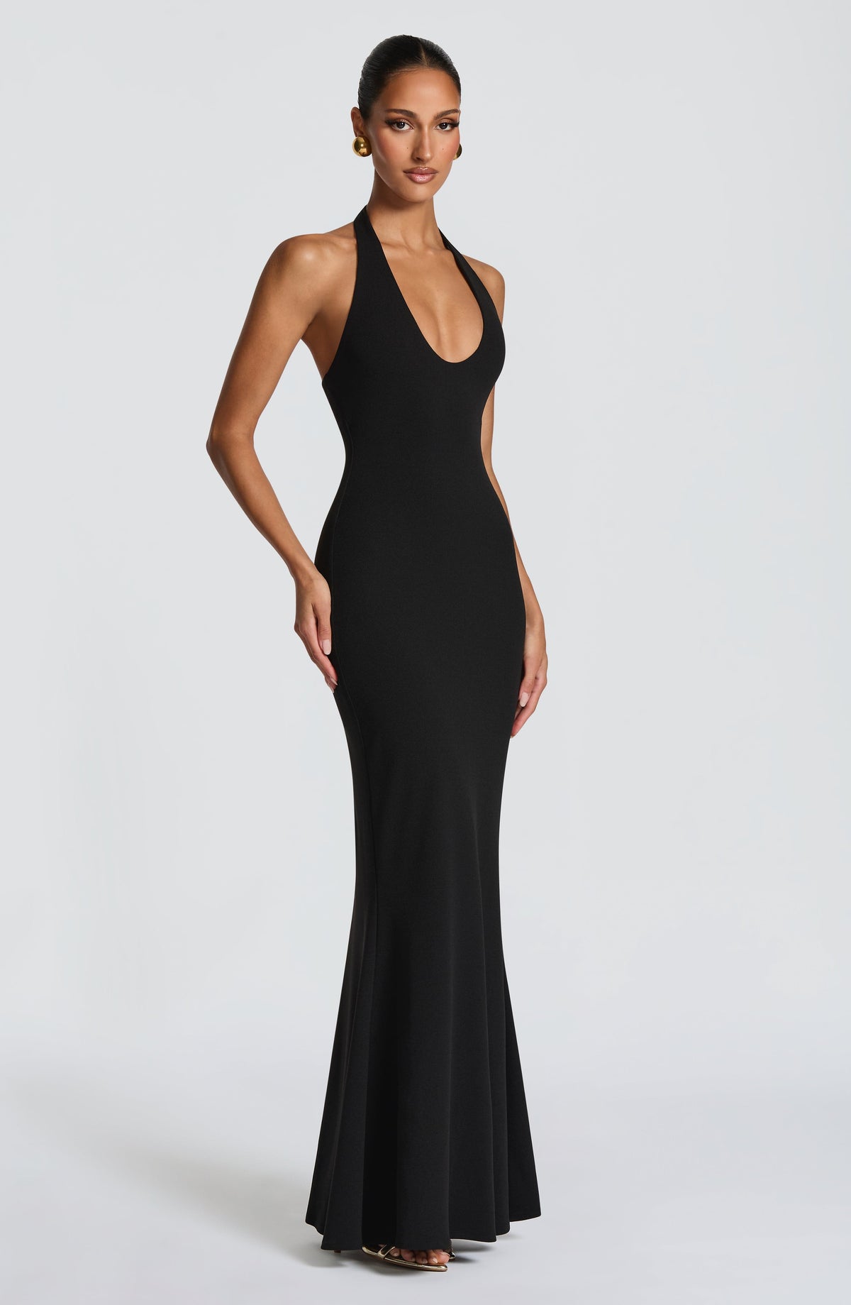 Fernya Maxi Dress in Black