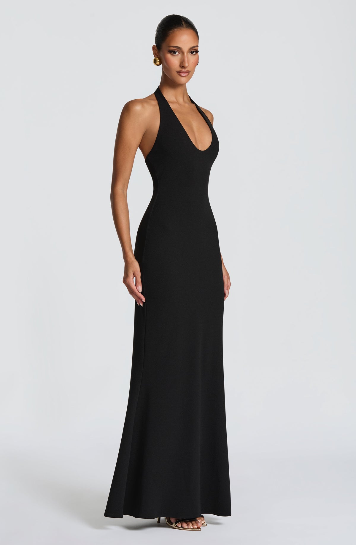 Fernya Maxi Dress in Black