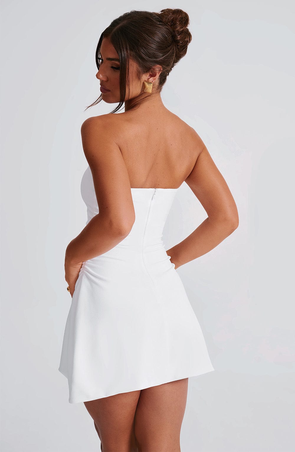 Fleurette Mini Dress in Ivory