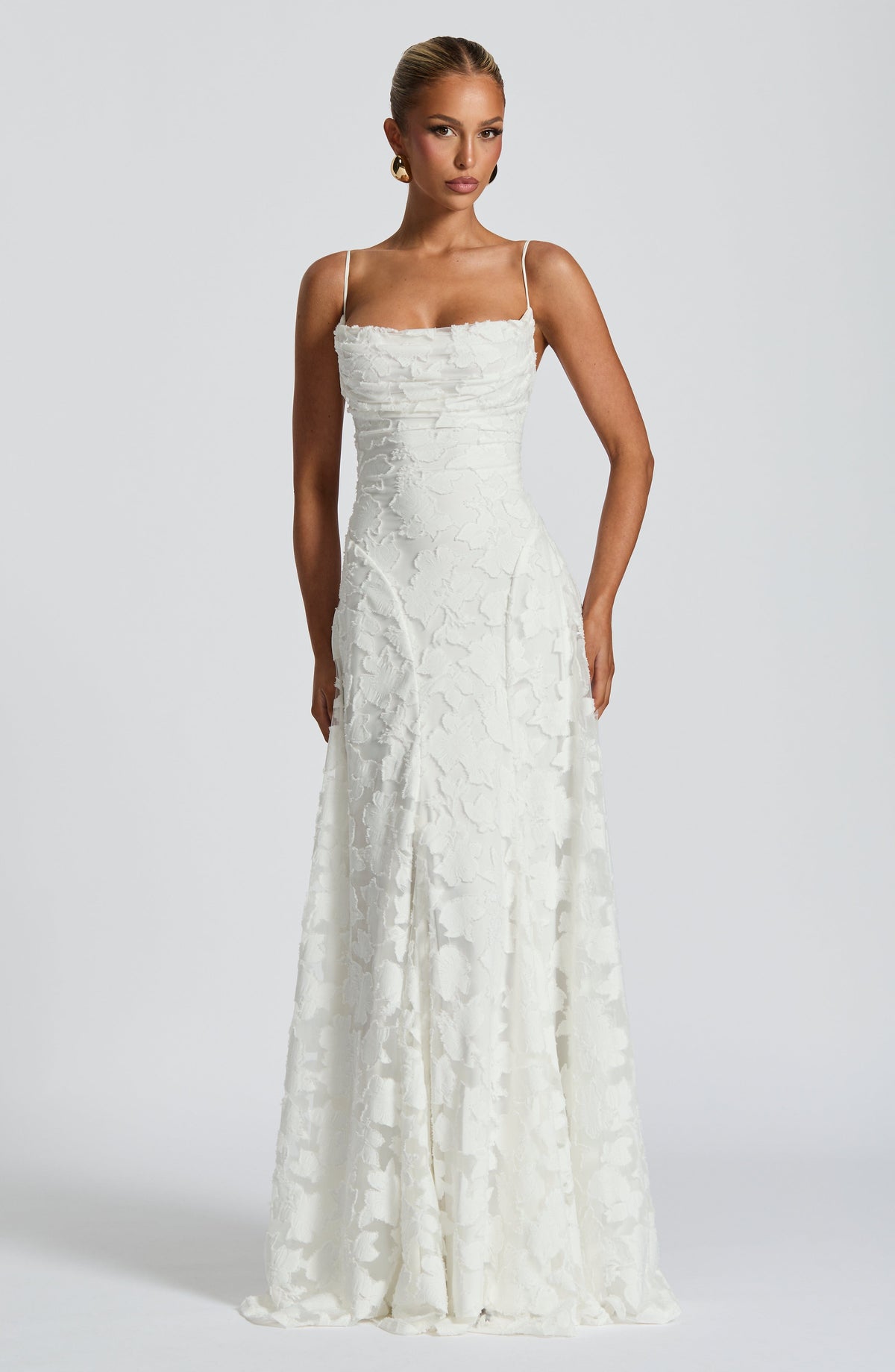 Francine Maxi Dress in Ivory