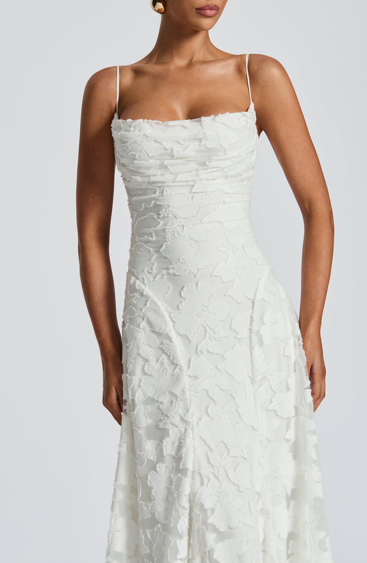 Francine Maxi Dress in Ivory