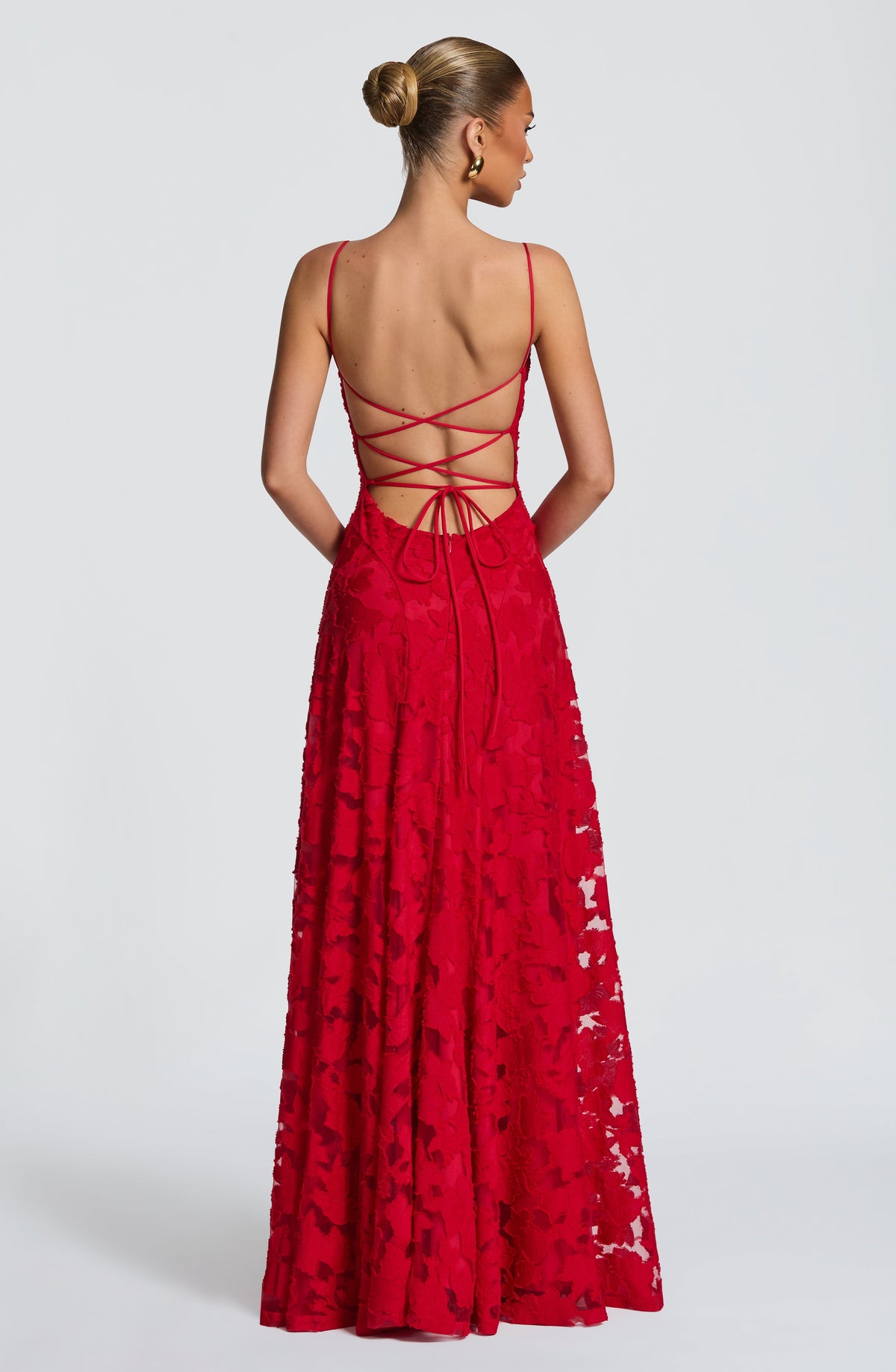 Francine Maxi Dress in Red