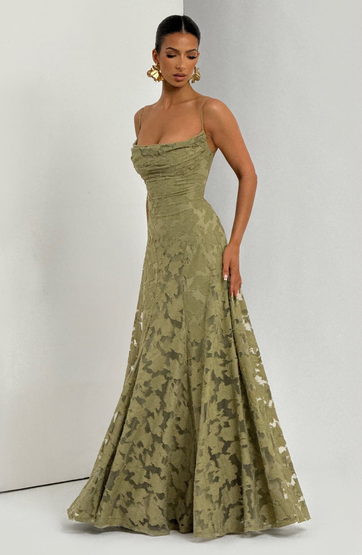 Francine Maxi Dress in Sage