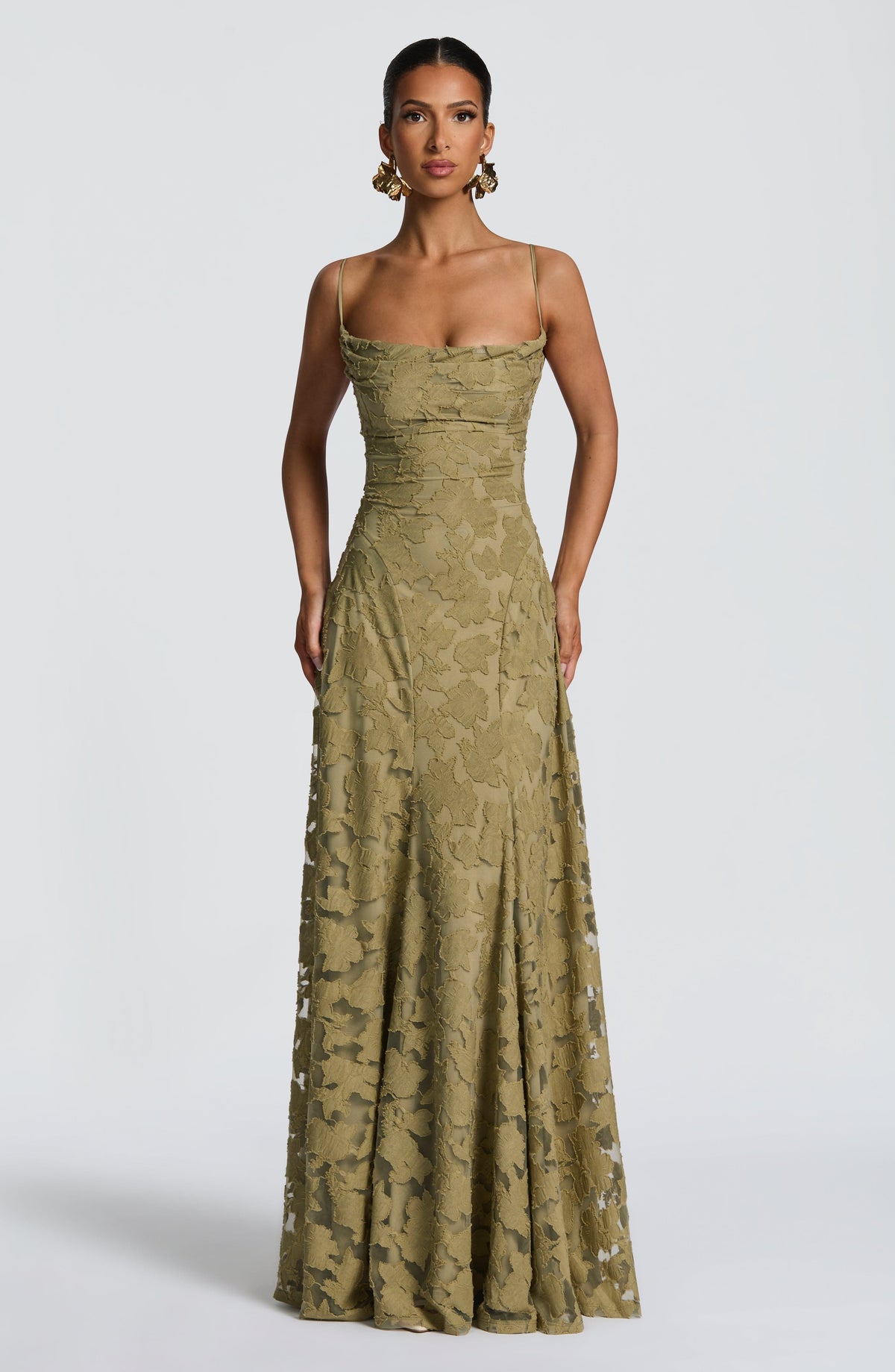 Francine Maxi Dress in Sage