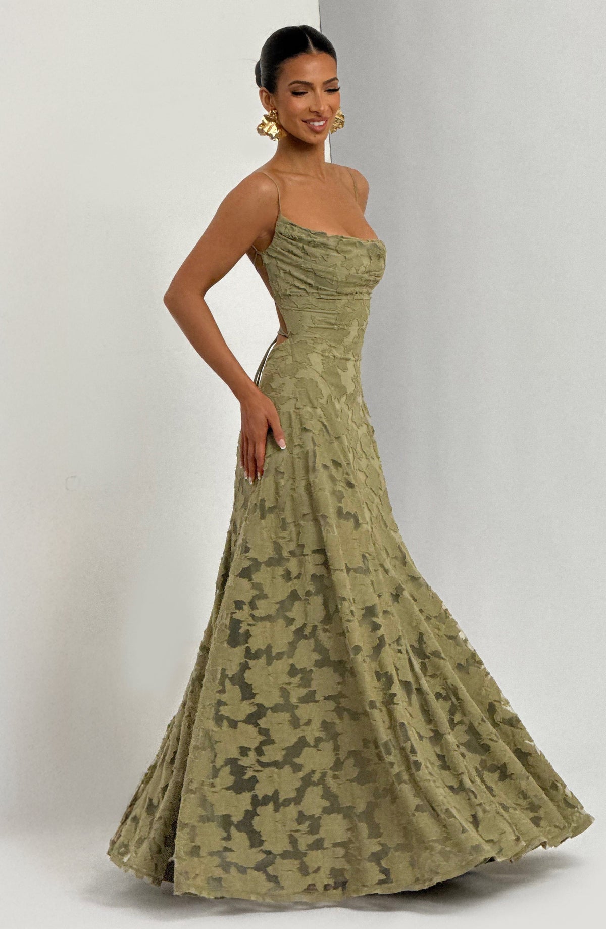 Francine Maxi Dress in Sage