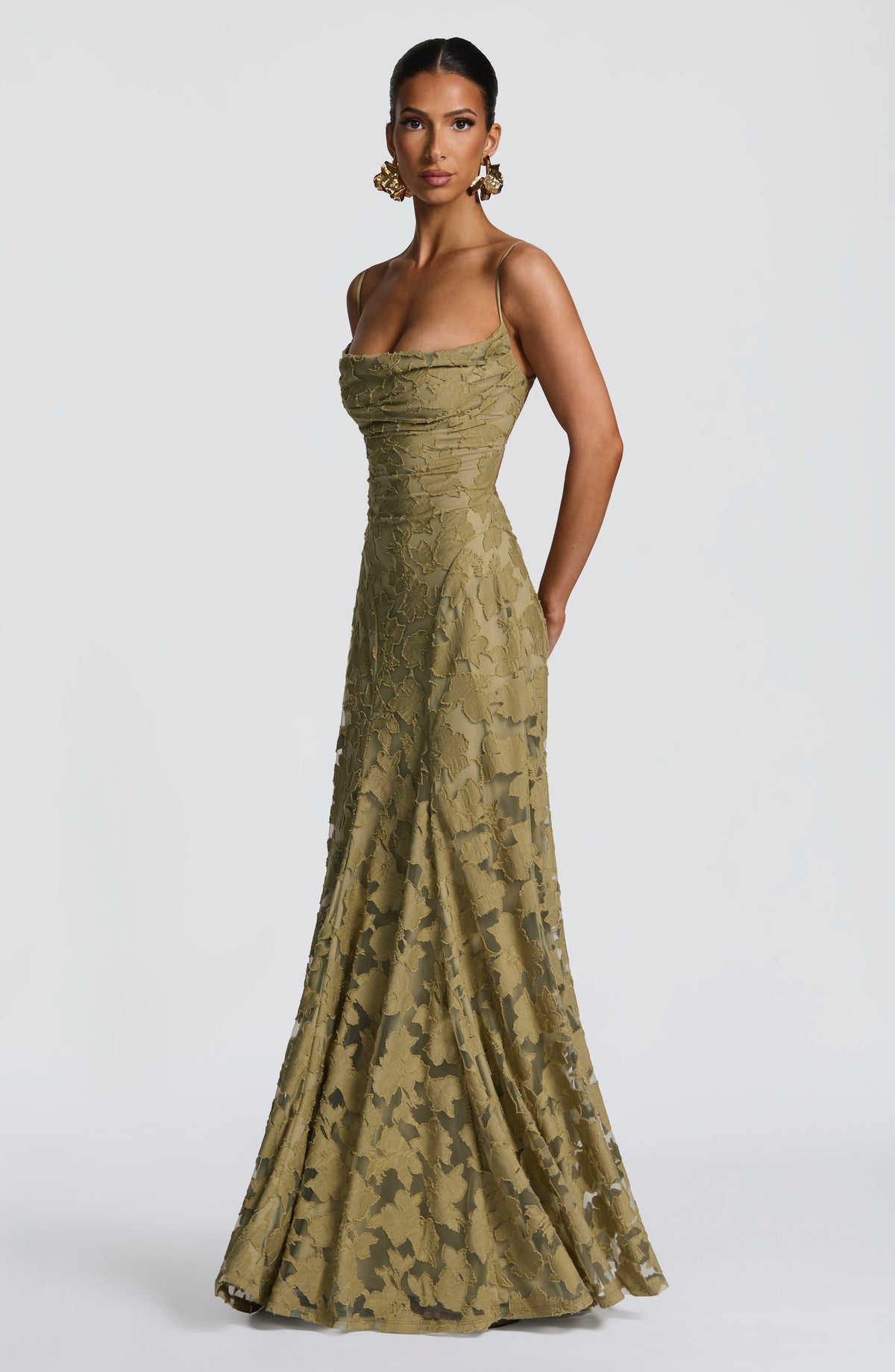 Francine Maxi Dress in Sage