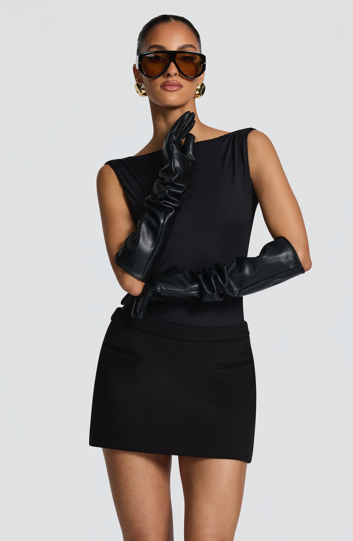 Frannie Gloves in Black