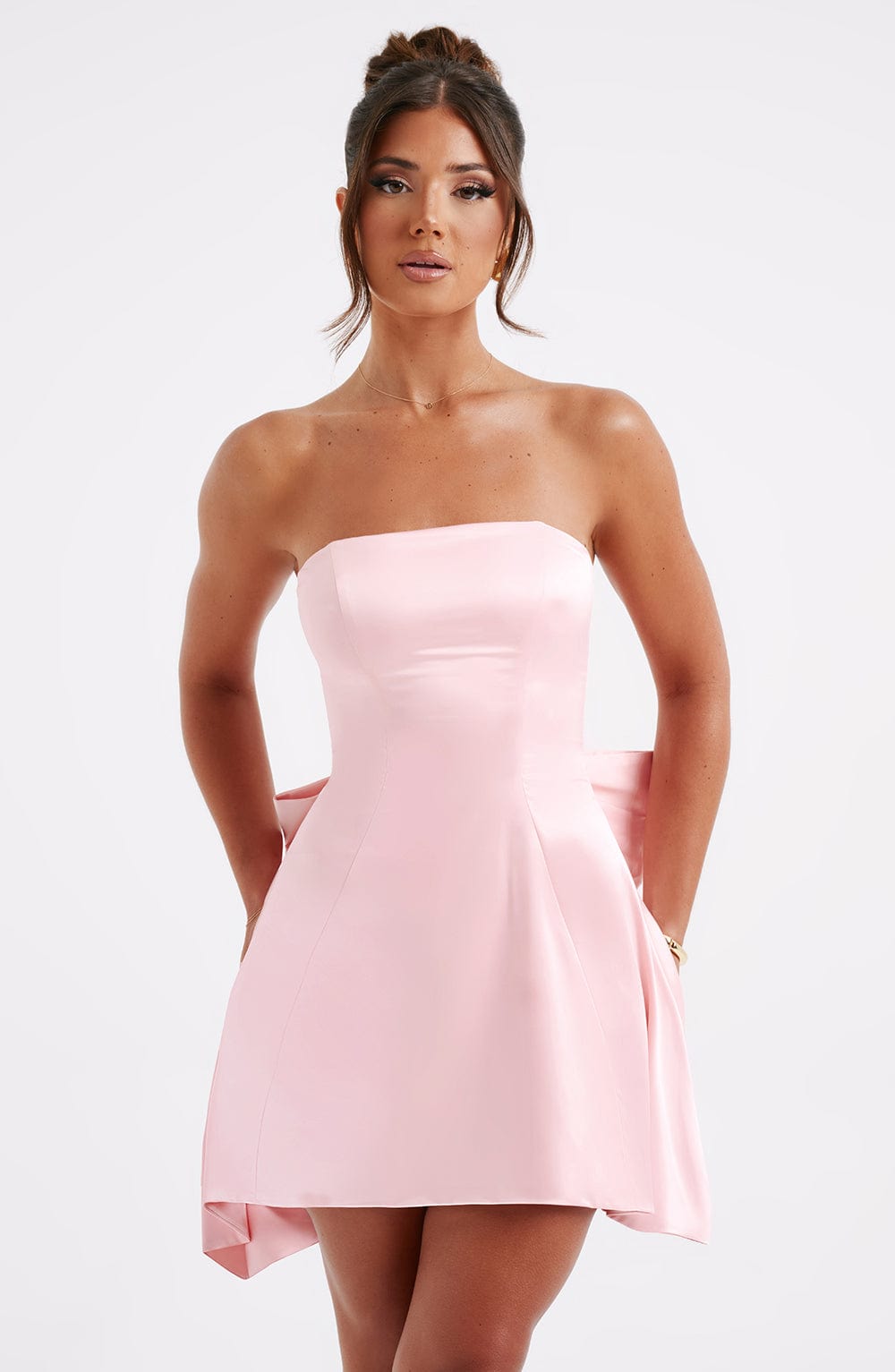Freyja Mini Dress in Blush