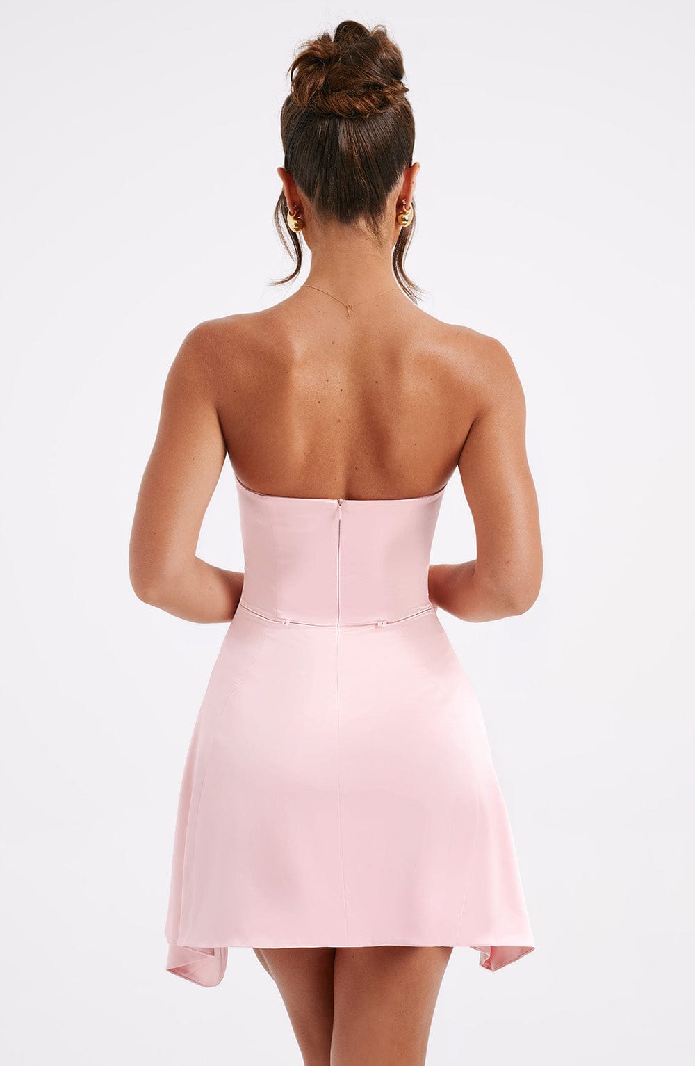 Freyja Mini Dress in Blush