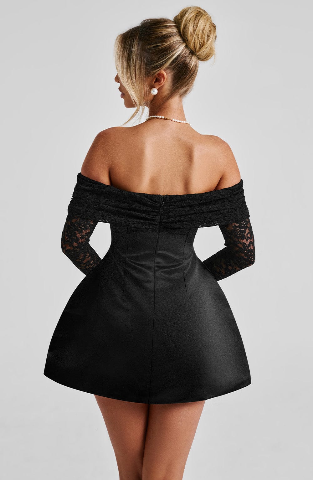 Georgianne Mini Dress in Black