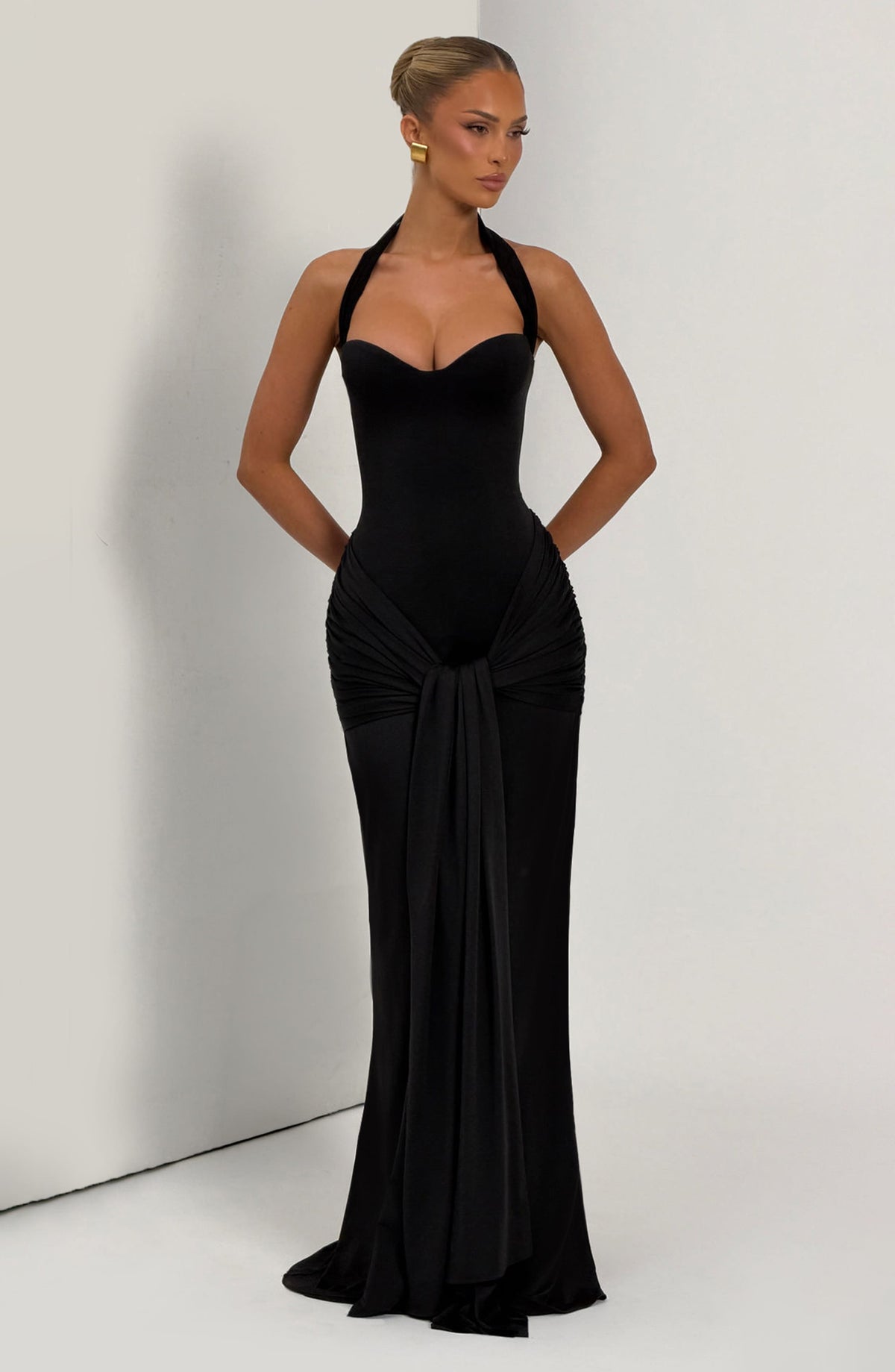 Giana Maxi Dress in Black