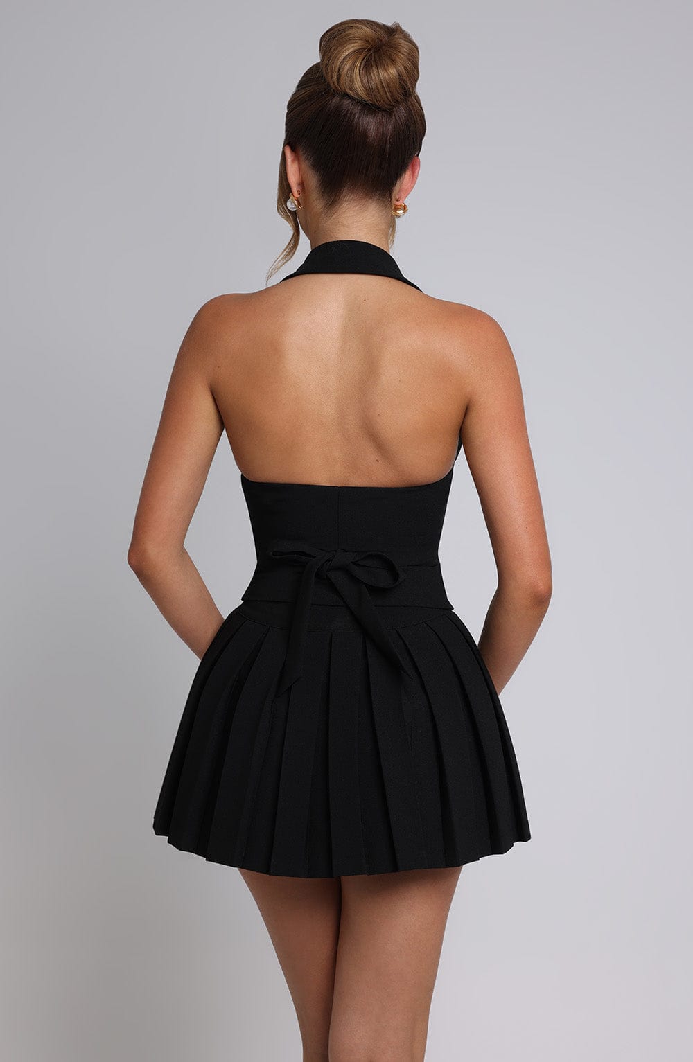 Gretchel Mini Skirt in Black