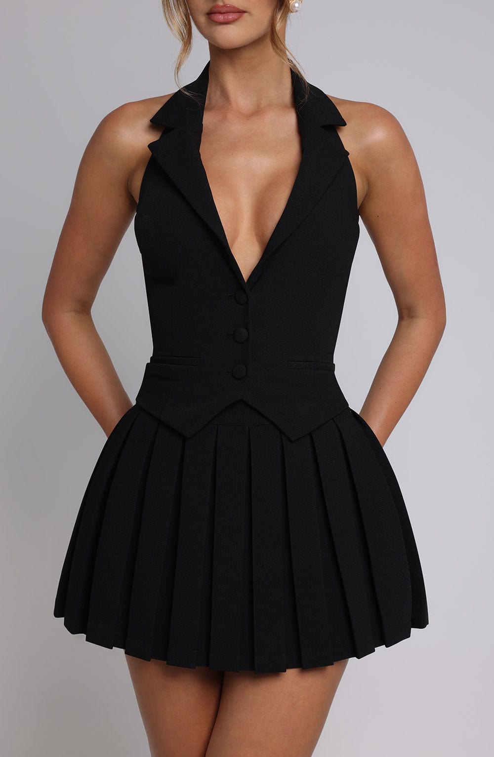 Gretchel Mini Skirt in Black