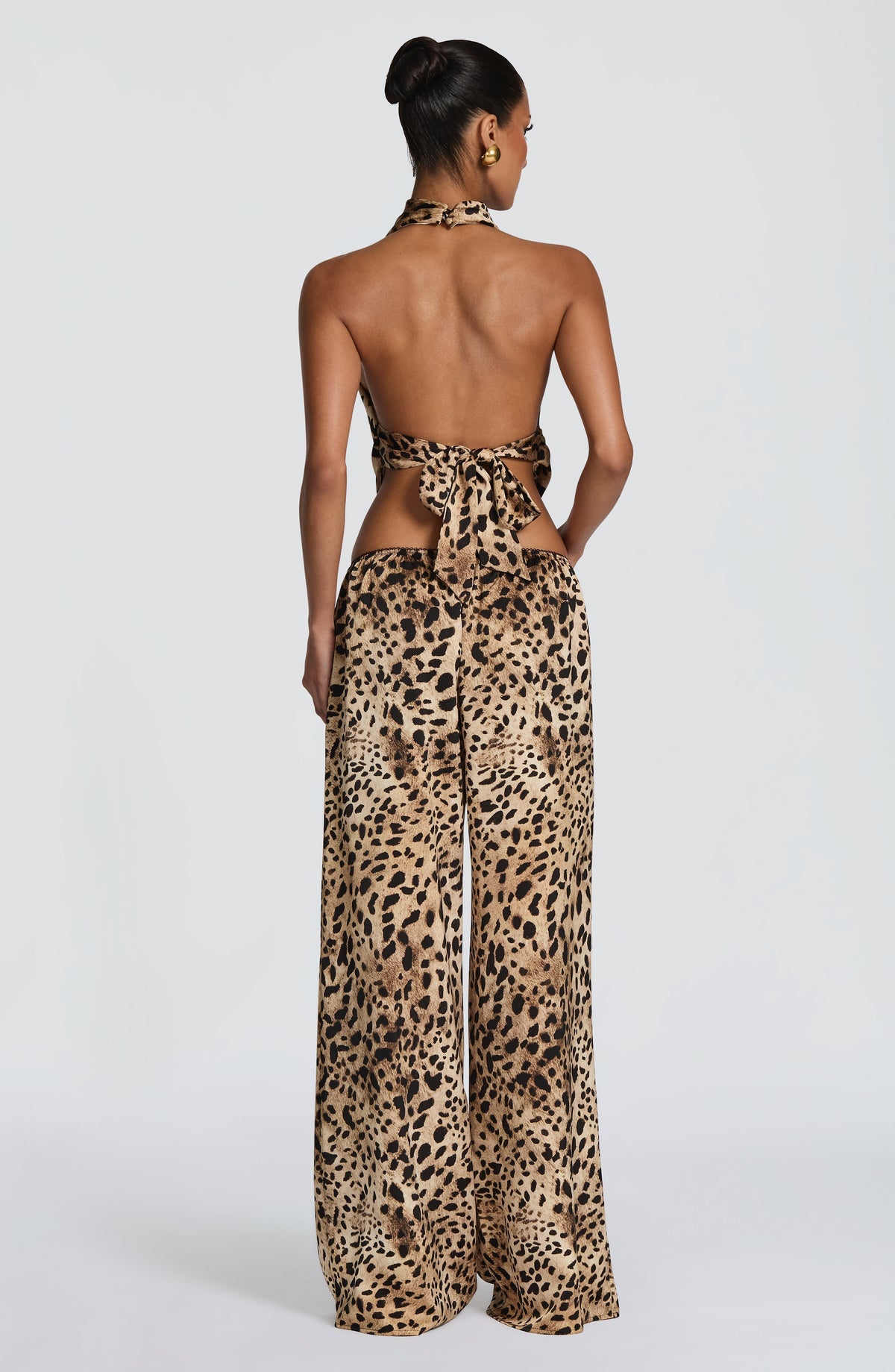Hazelle Top in Leopard Print