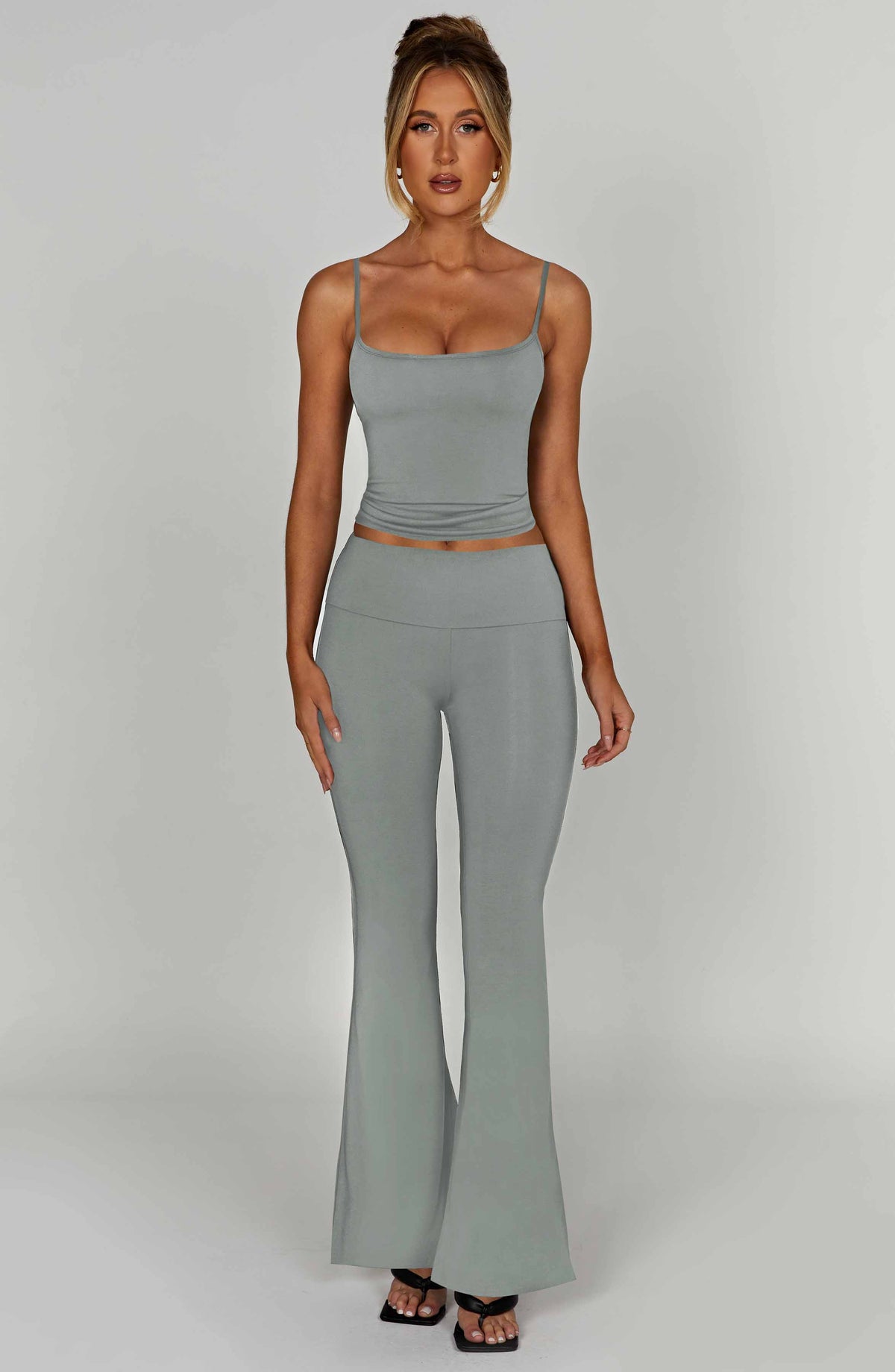 Heida Pant in Steel