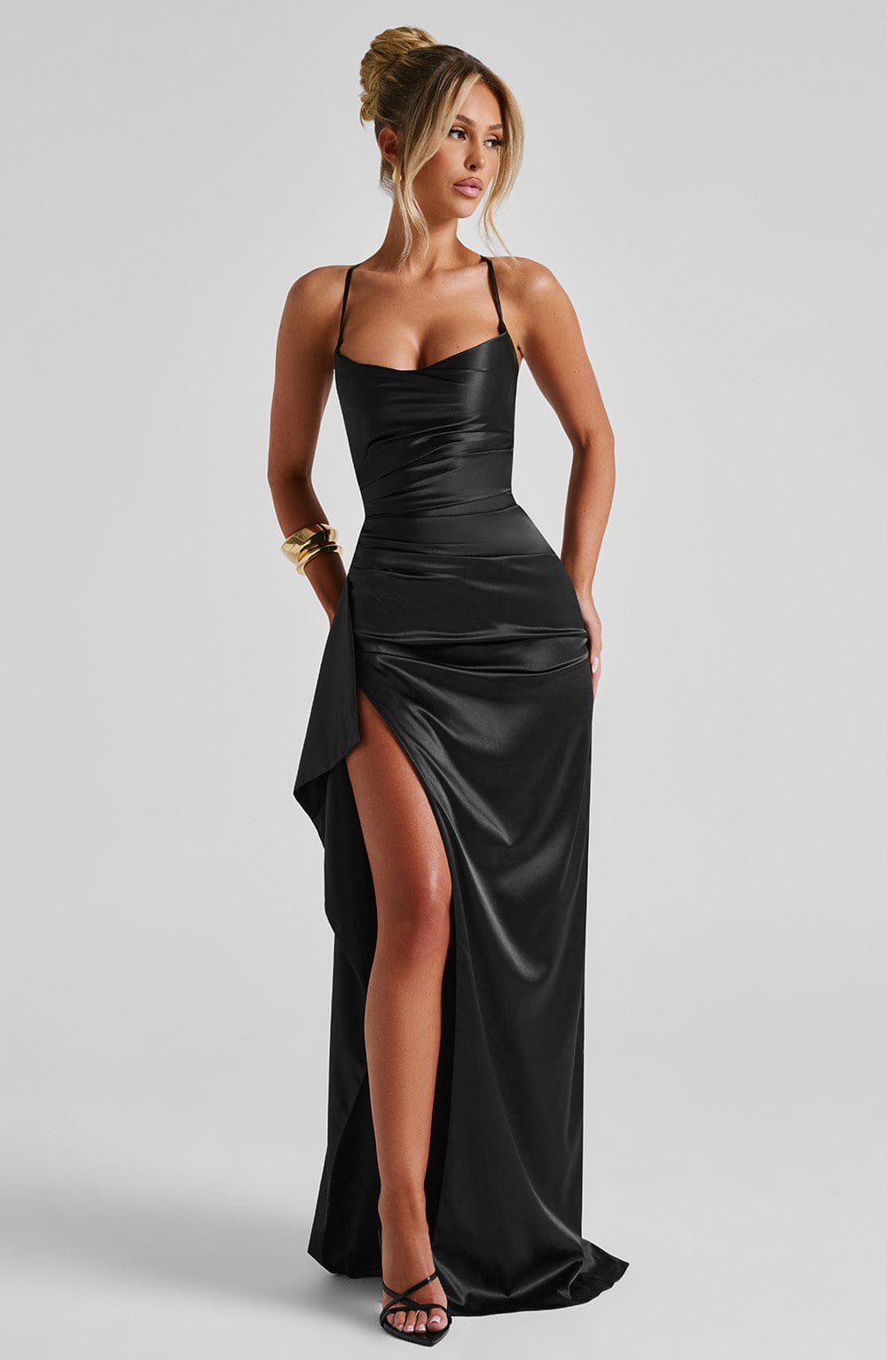Helena Maxi Dress in Black