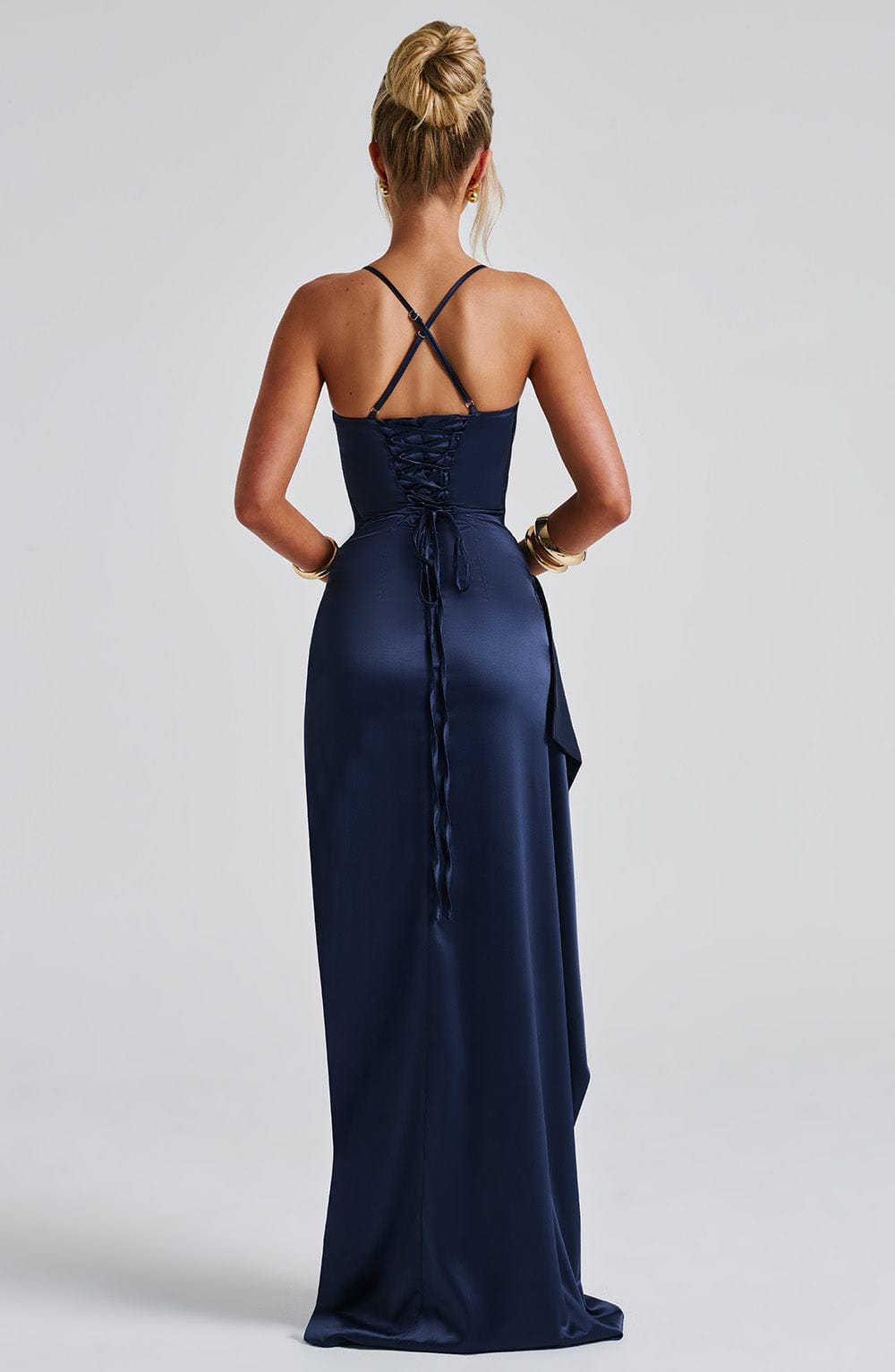 Helena Maxi Dress in Navy