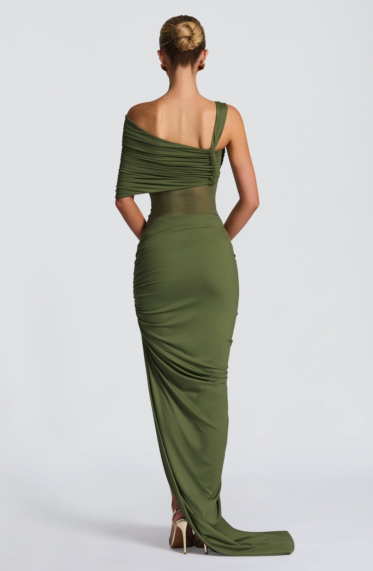 Henriella Maxi Skirt in Khaki