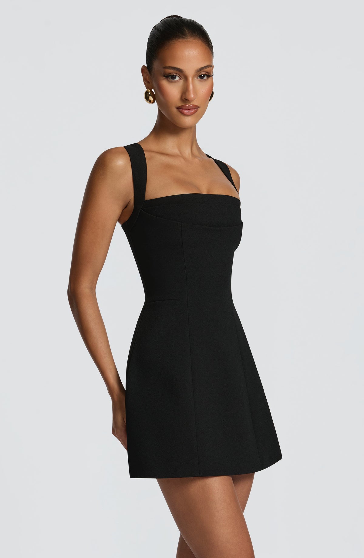 Ionna Mini Dress in Black