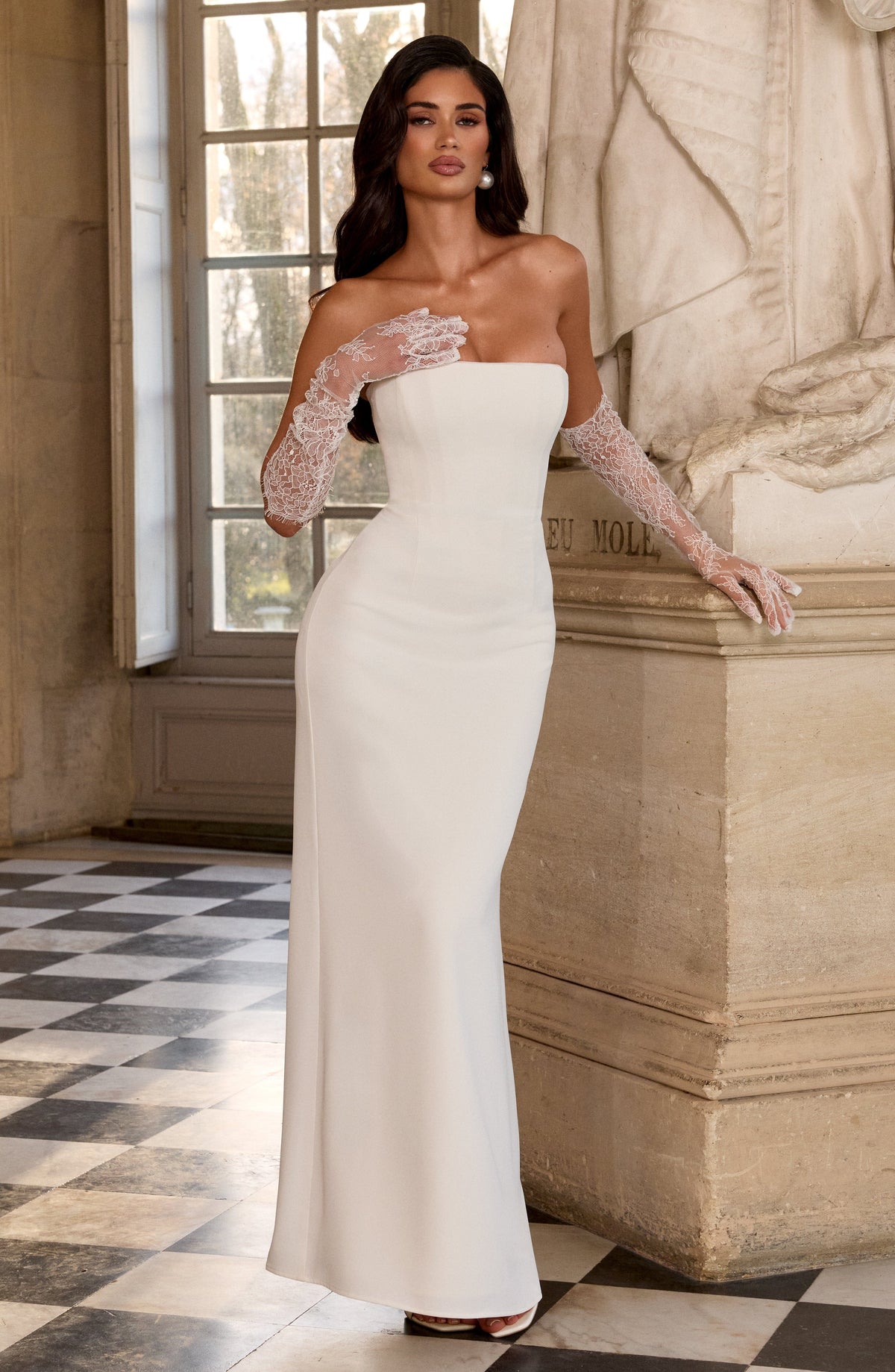Irmena Maxi Dress in Ivory