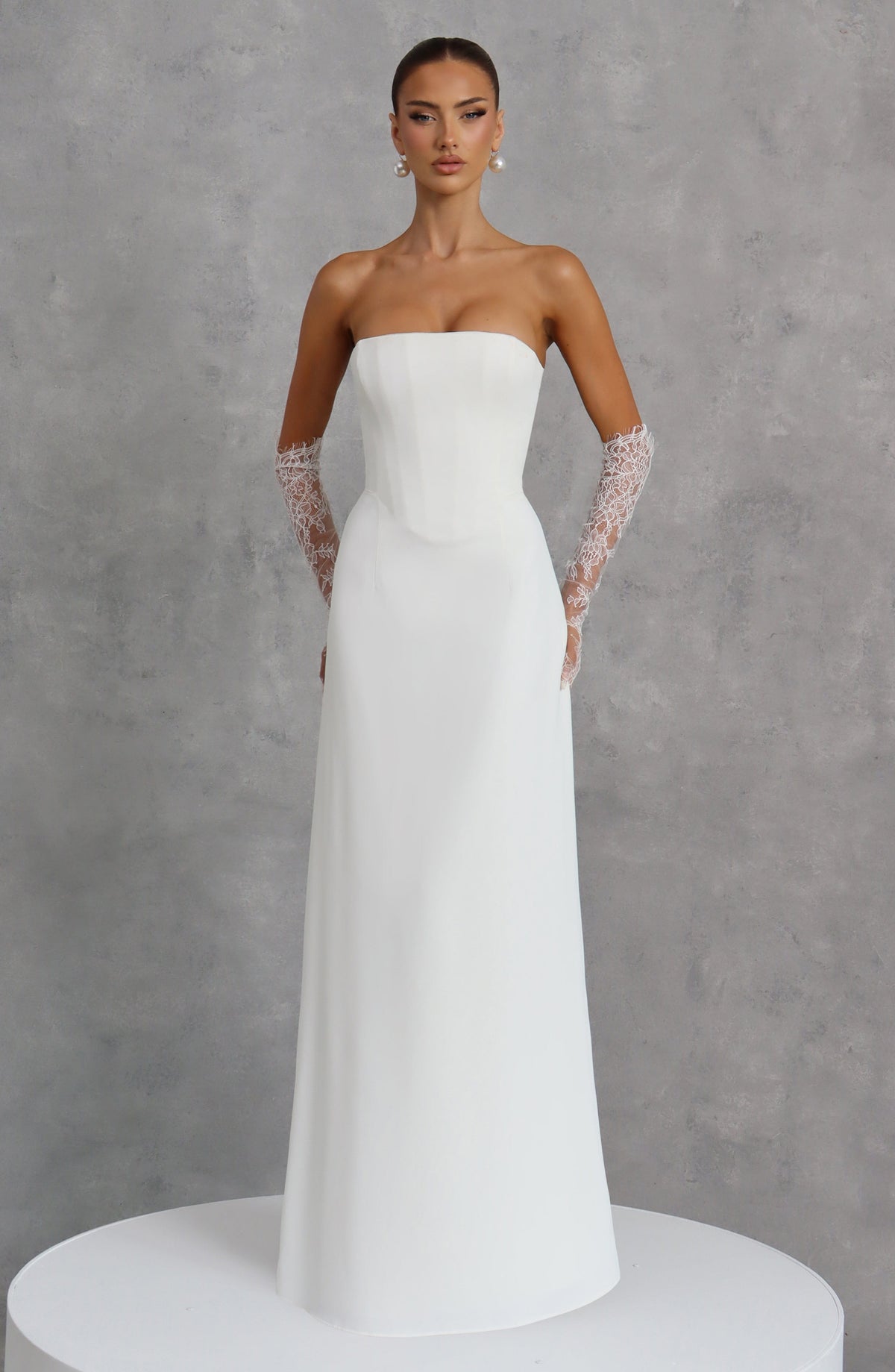 Irmena Maxi Dress in Ivory