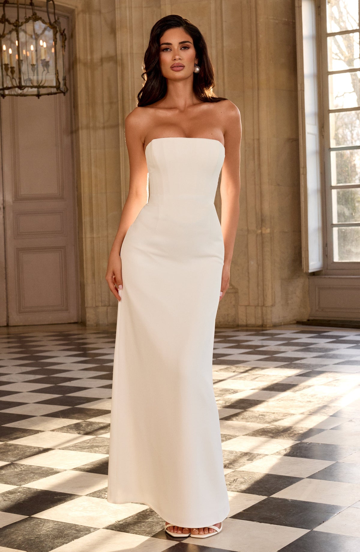 Irmena Maxi Dress in Ivory