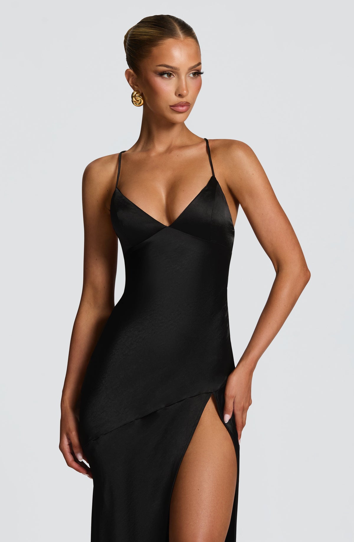 Isabeau Maxi Dress in Black