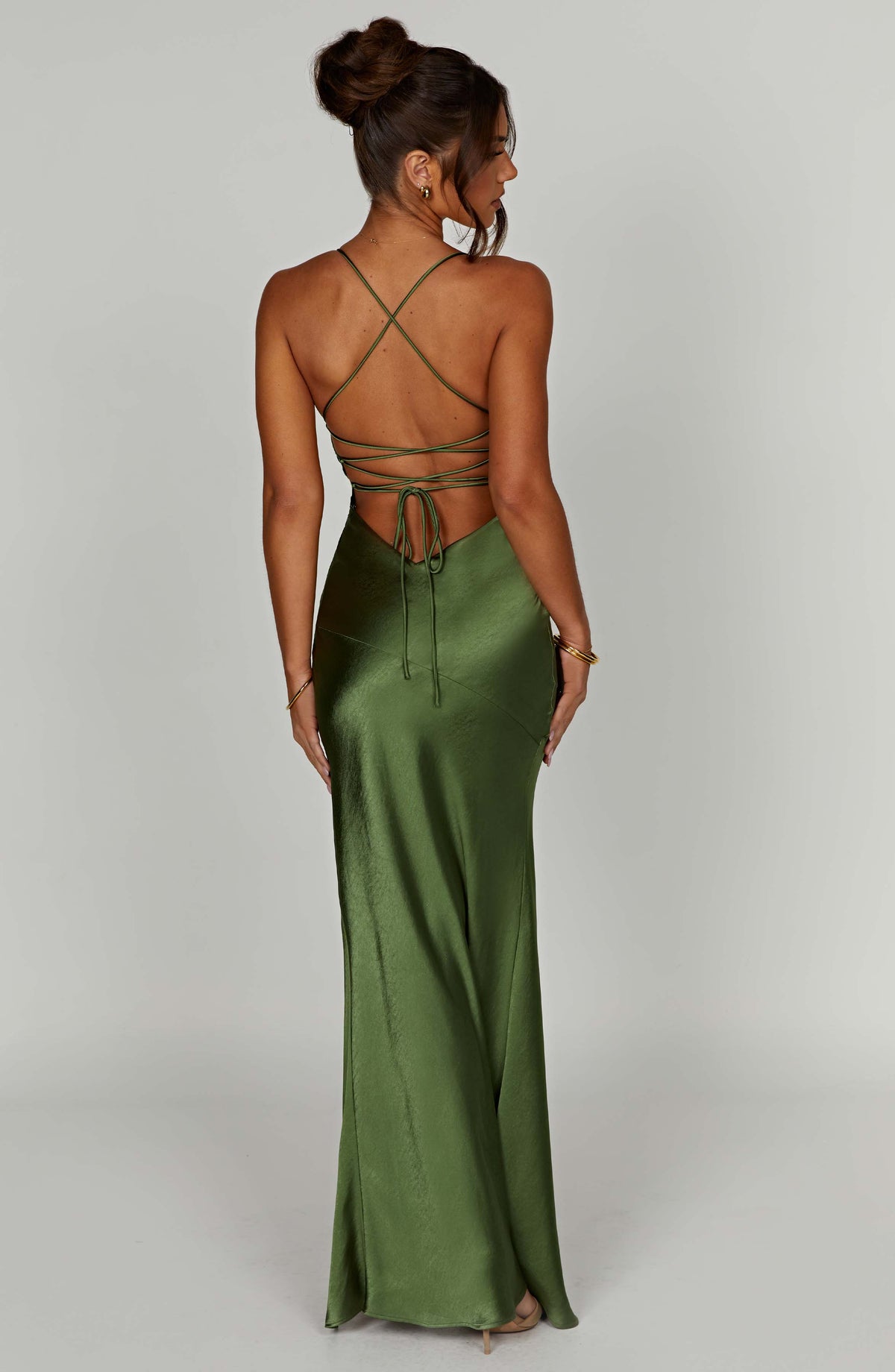 Isabeau Maxi Dress in Emerald