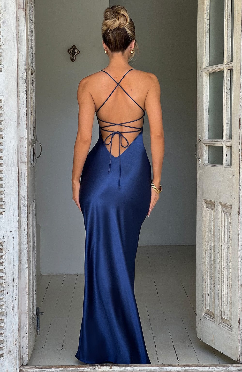 Isabeau Maxi Dress in Navy