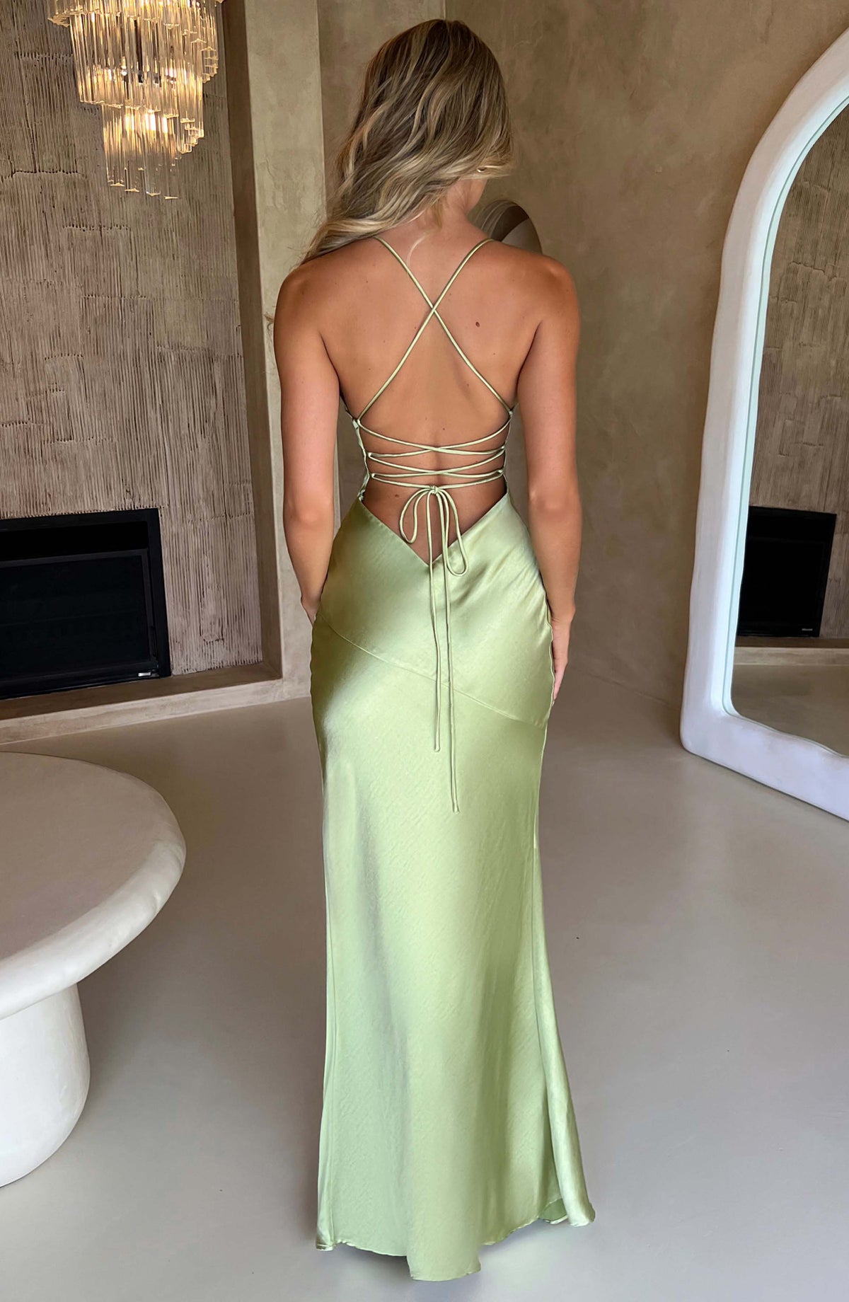 Isabeau Maxi Dress in Sage
