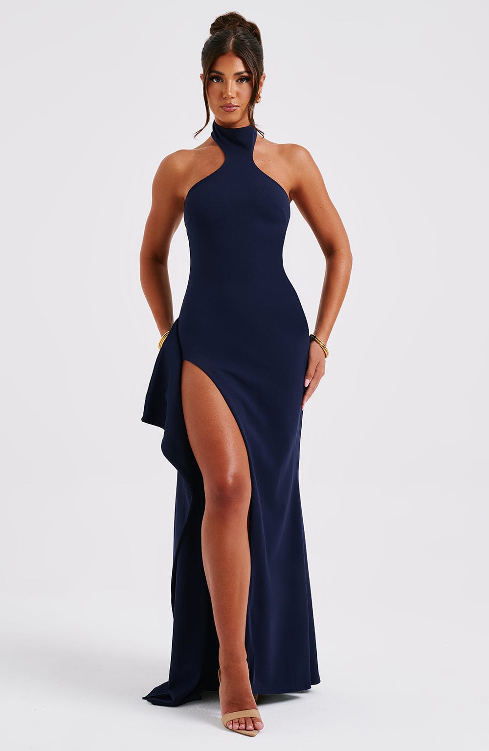 Isaura Maxi Dress in Navy