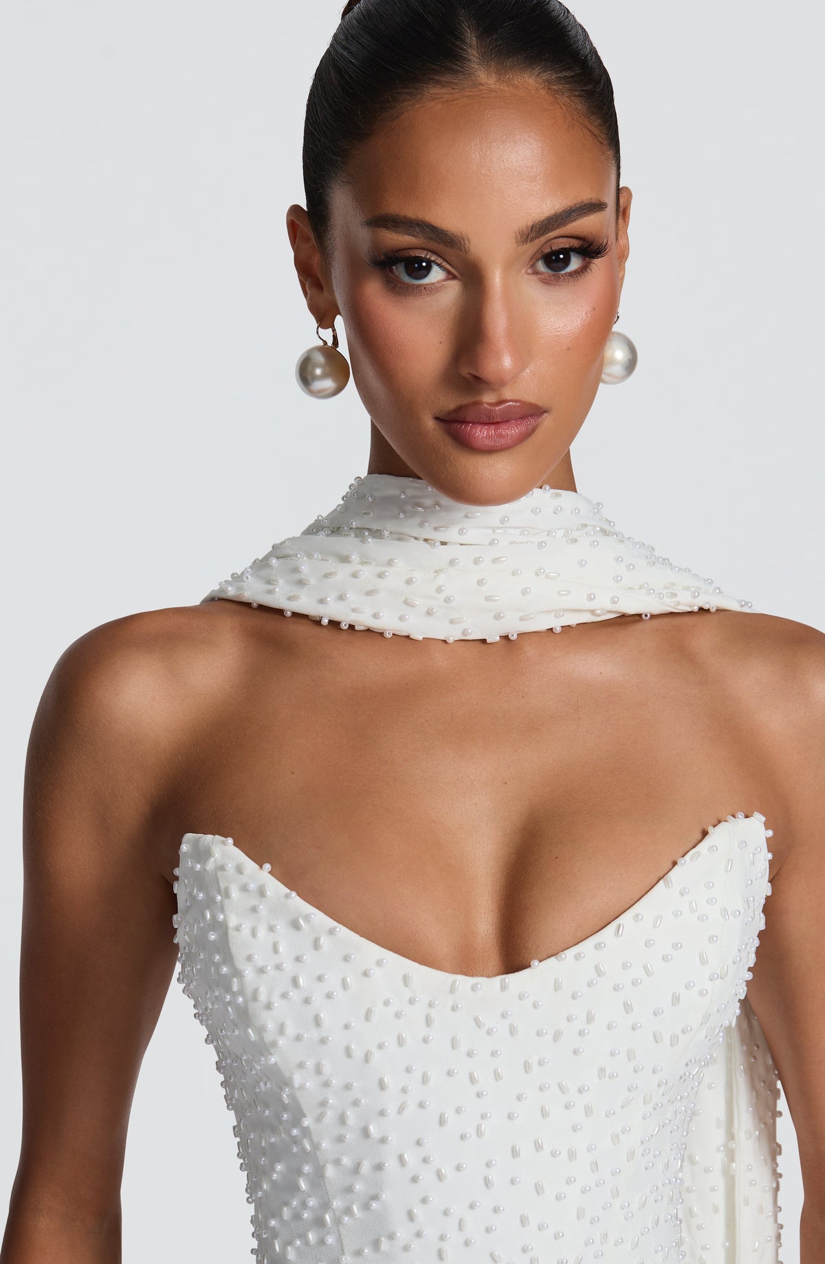 Ivera Scarf in Ivory