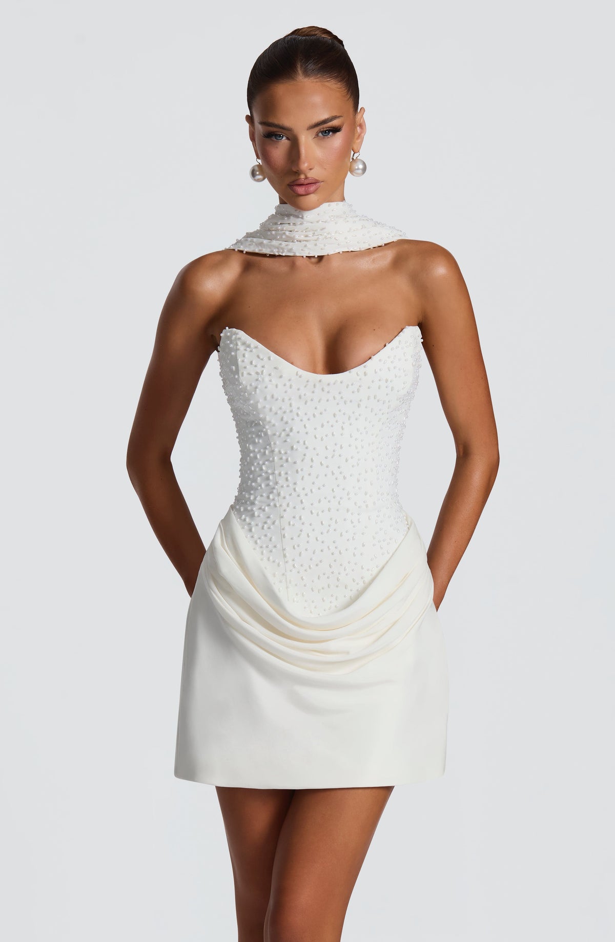 Ivera Scarf in Ivory