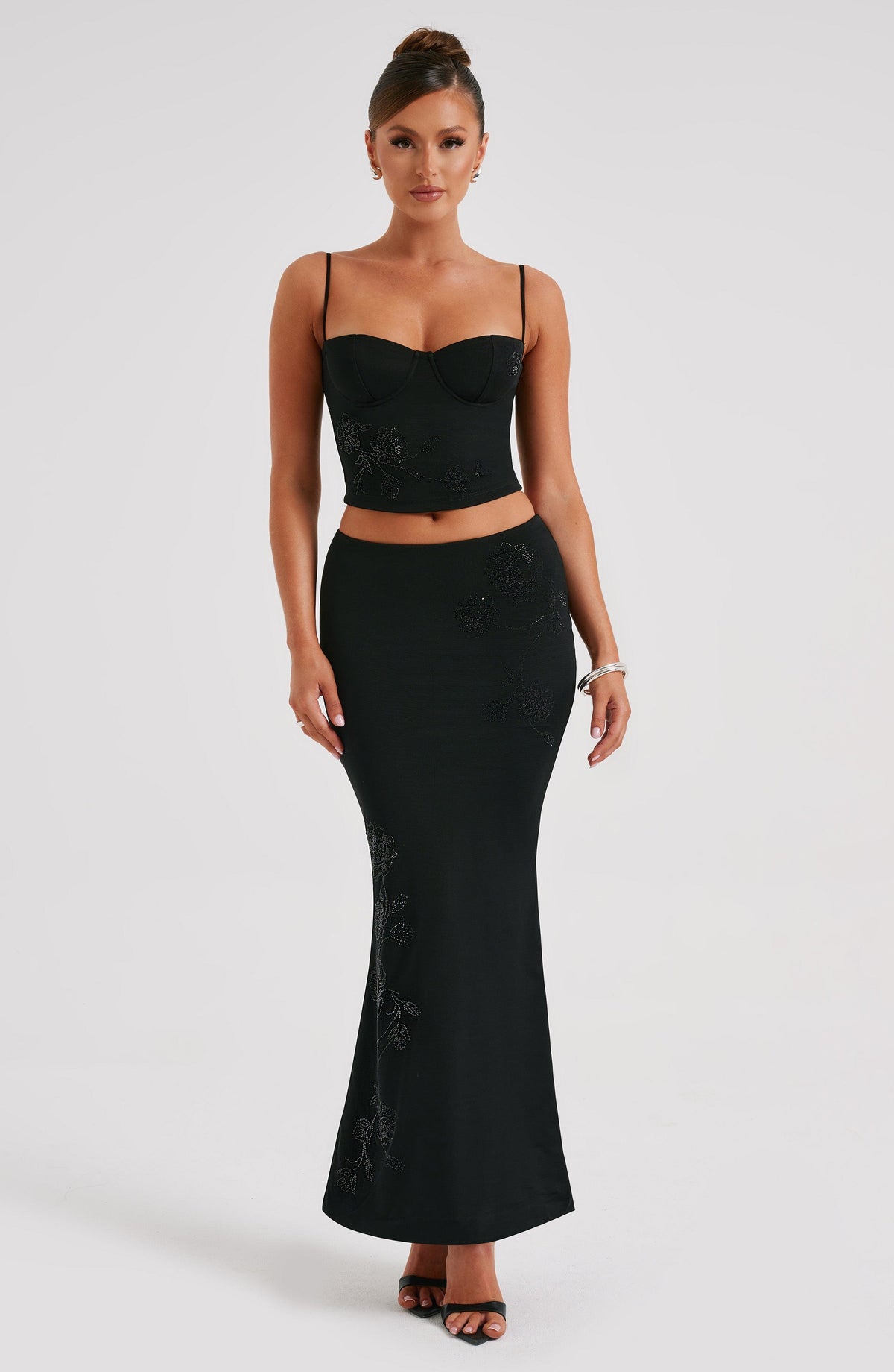 Izia Maxi Skirt in Black