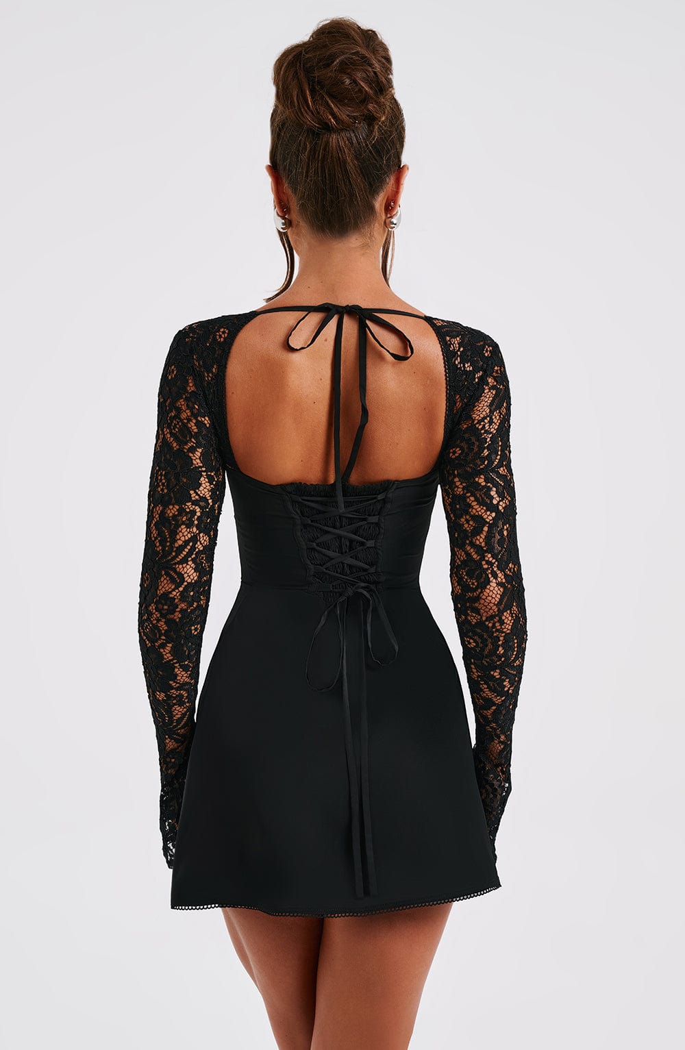Jacinthe Mini Dress in Black