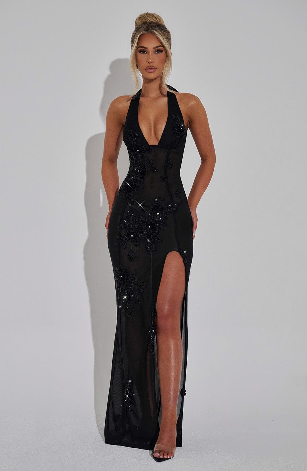 Jacquelina Maxi Dress in Black