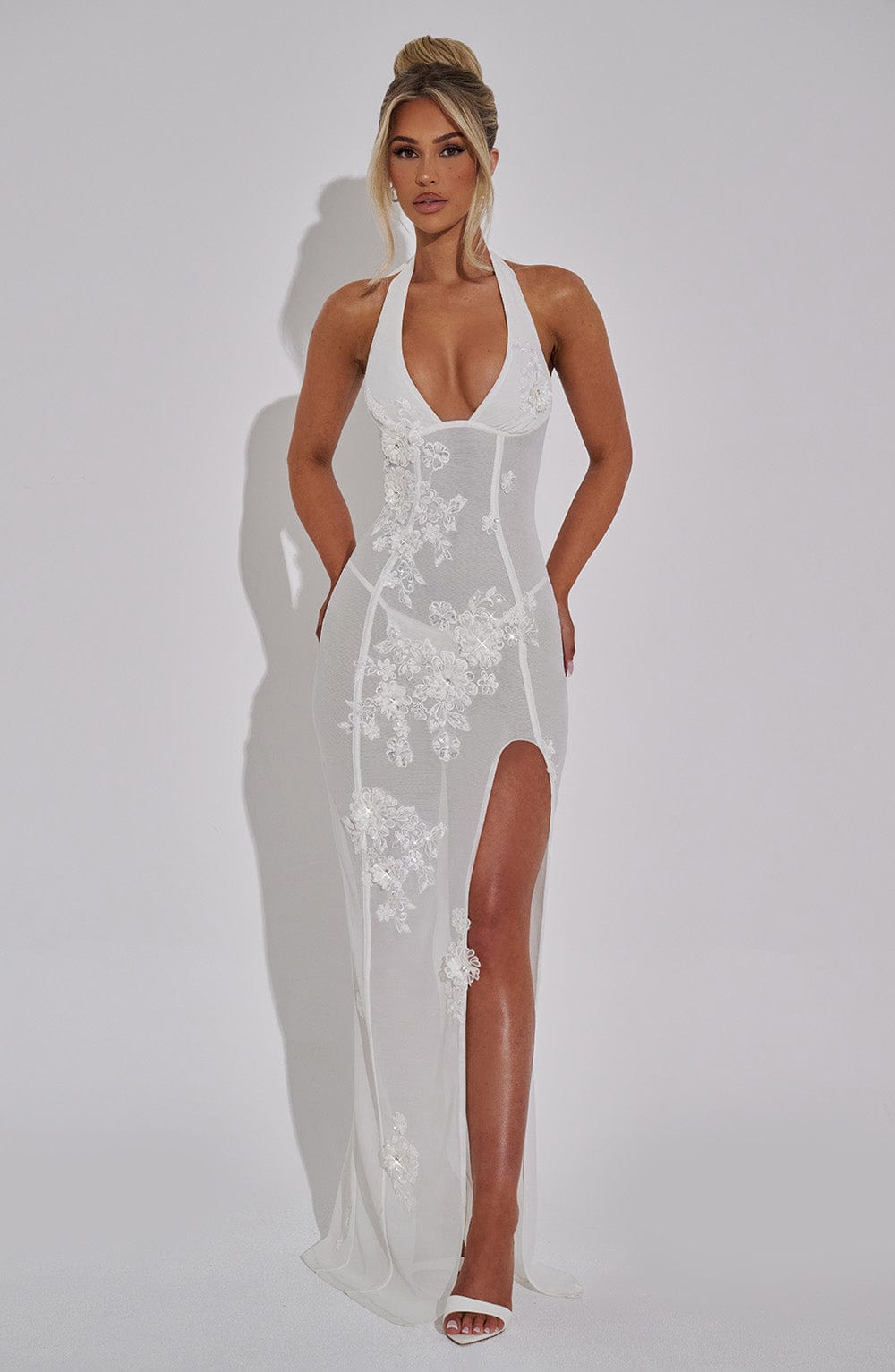 Jacquelina Maxi Dress in Ivory