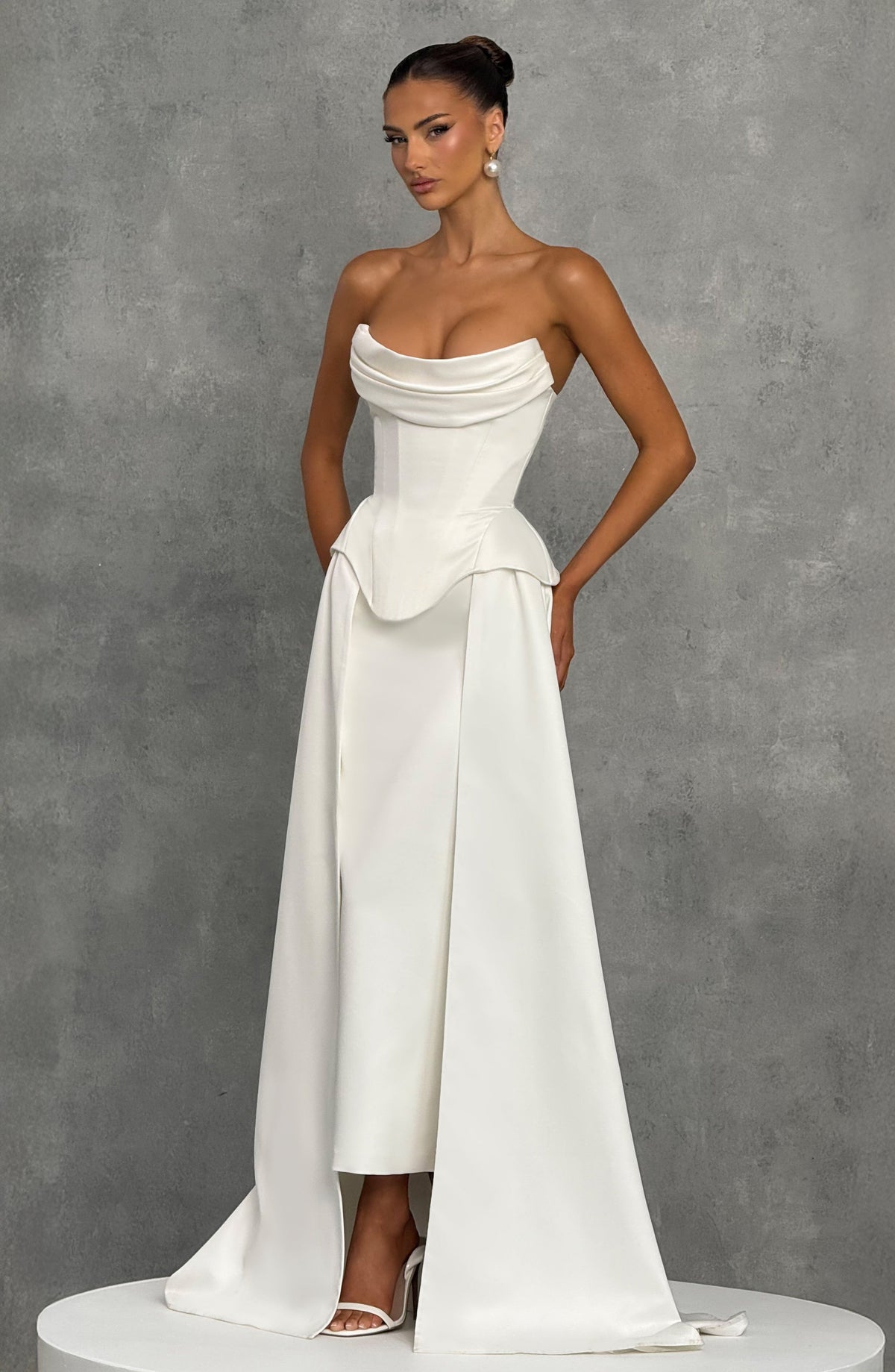 Jamira Corset in Ivory