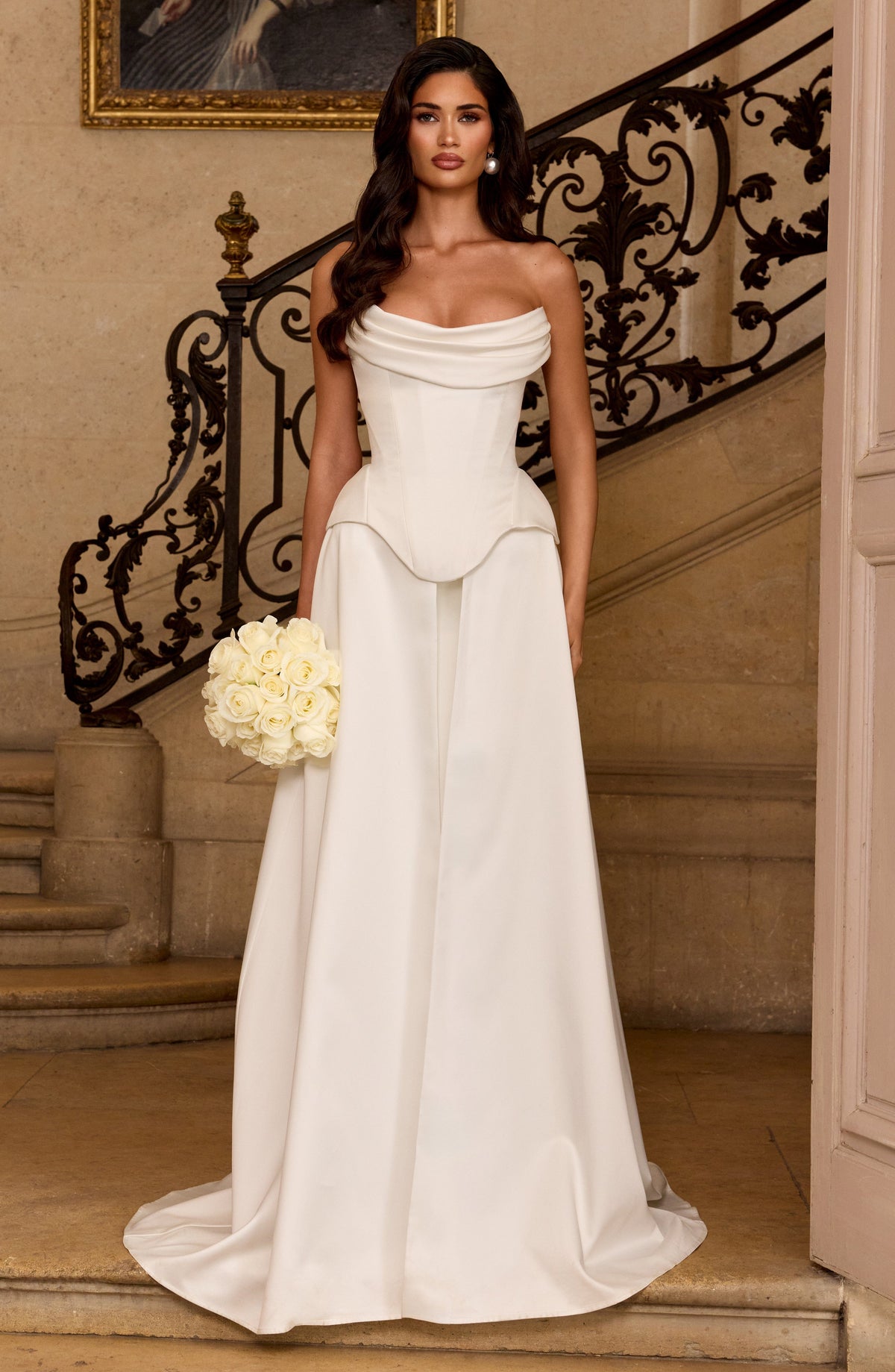 Jamira Corset in Ivory