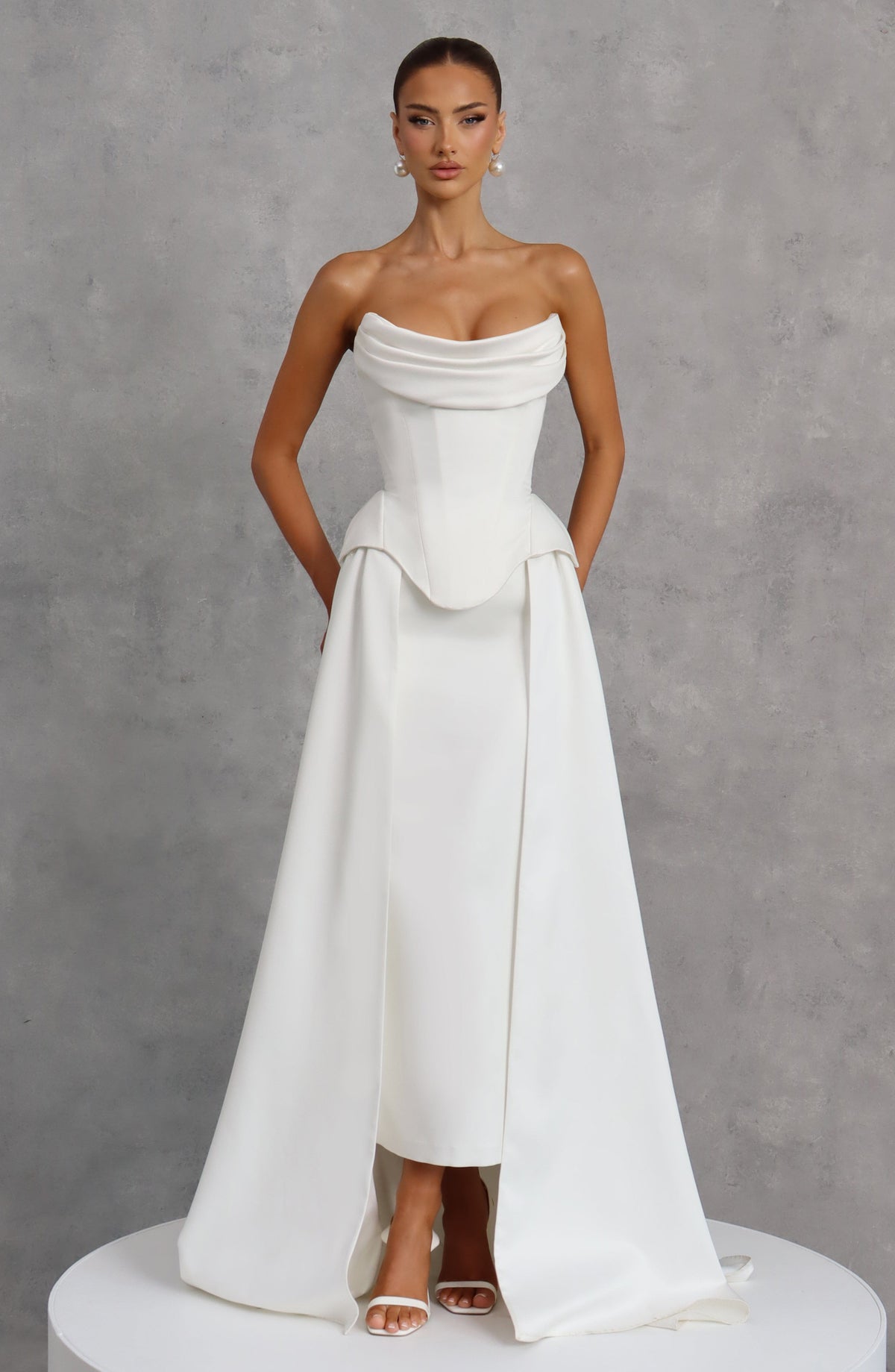 Jamira Corset in Ivory
